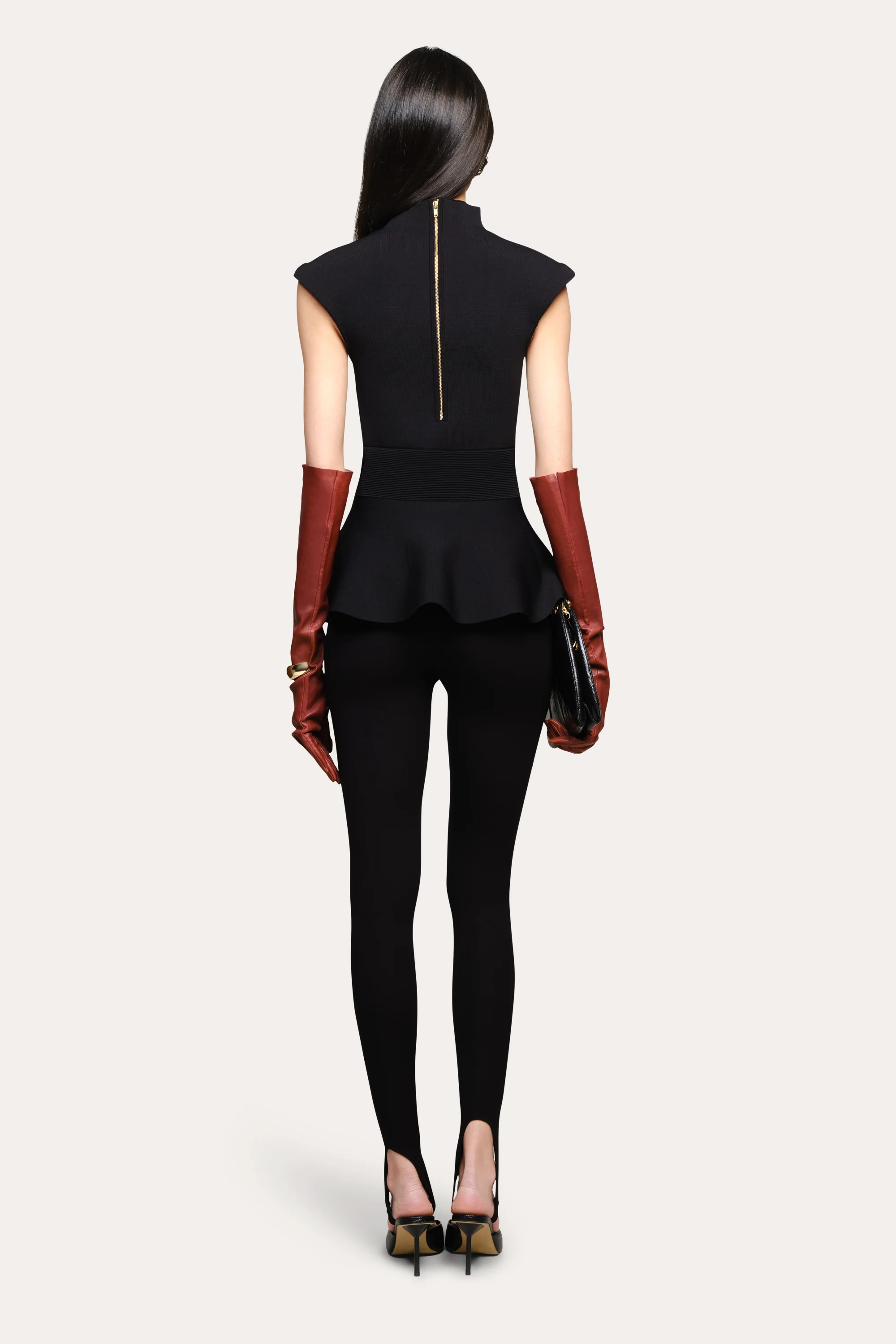 Siena Milano Sculpt Peplum Top - Image 4