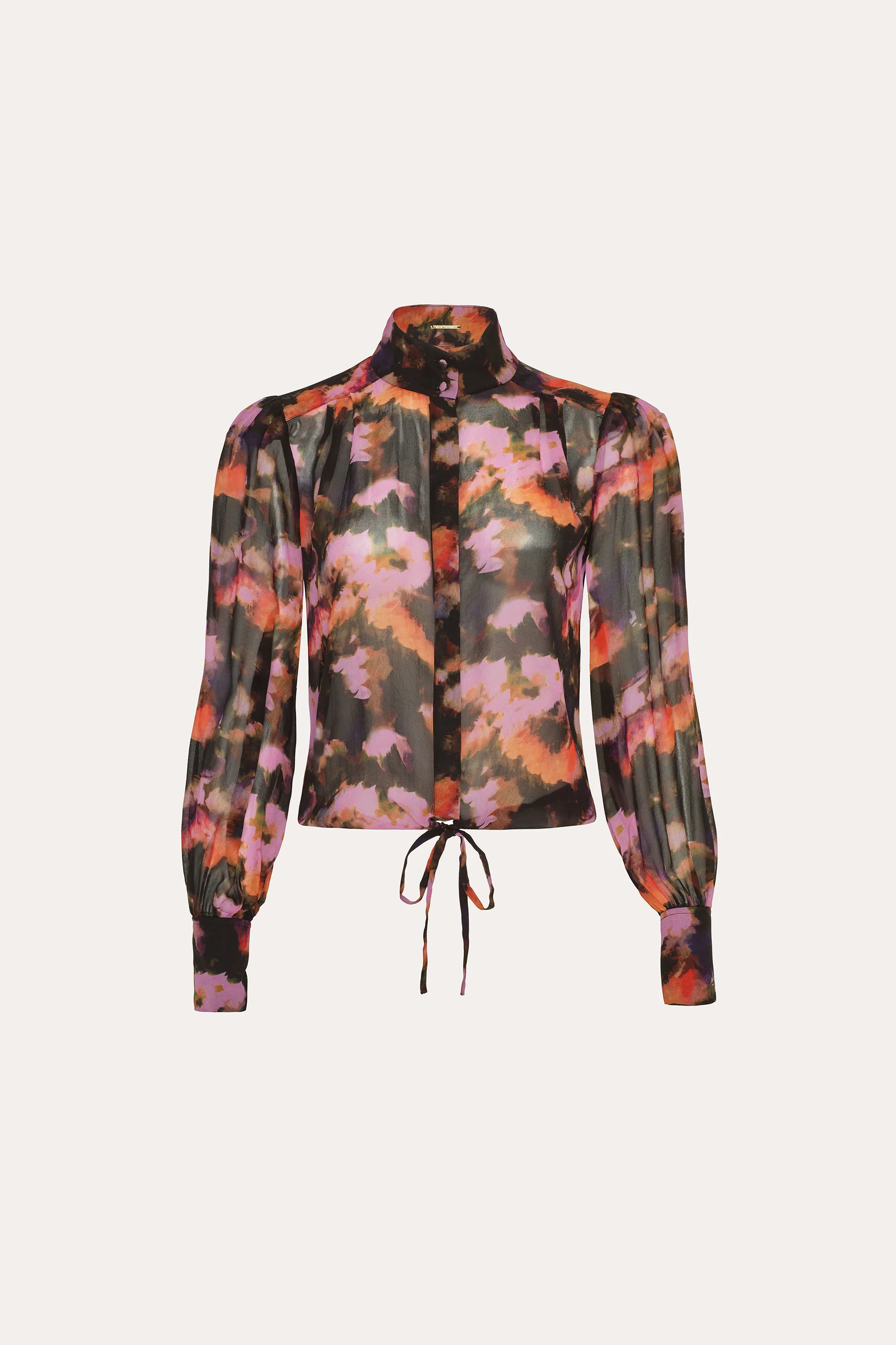 Brushstroke Silk Blouse - Image 2