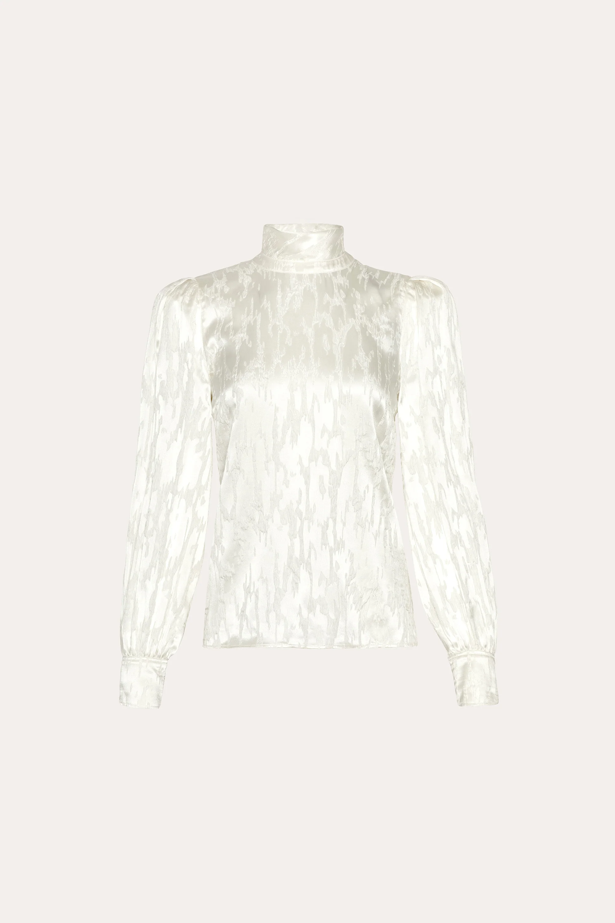 Silk Jacquard Blouse - Image 2