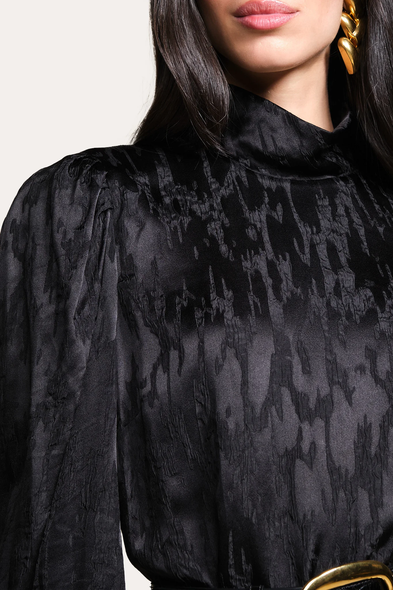 Silk Jacquard Dress - Image 4