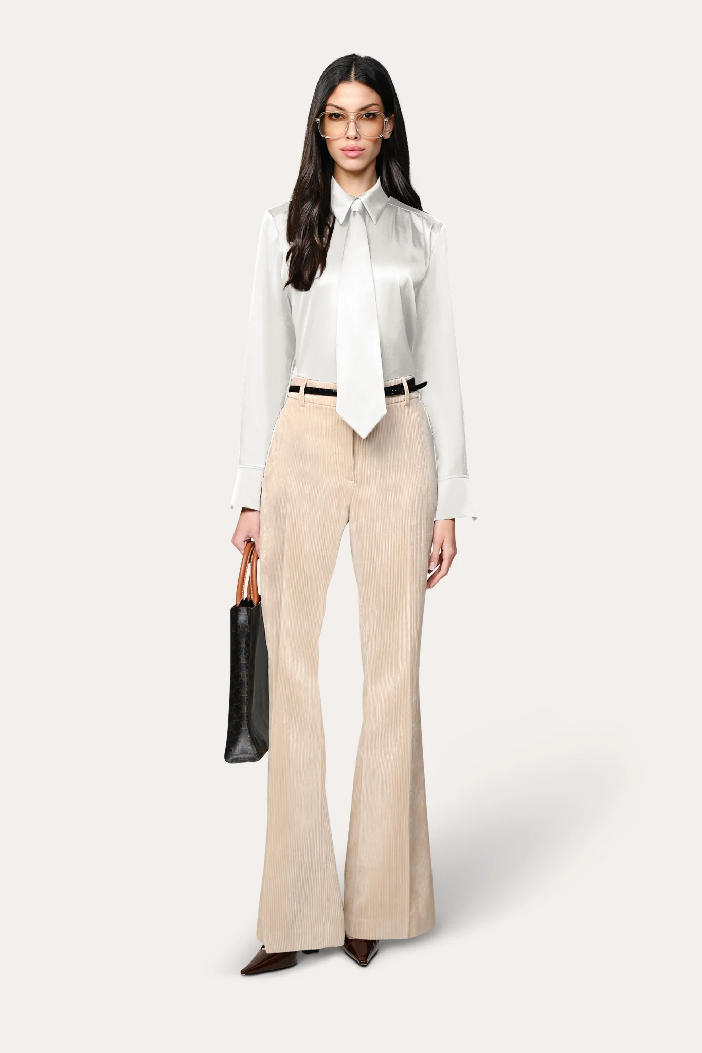 Silk Tie Button Down