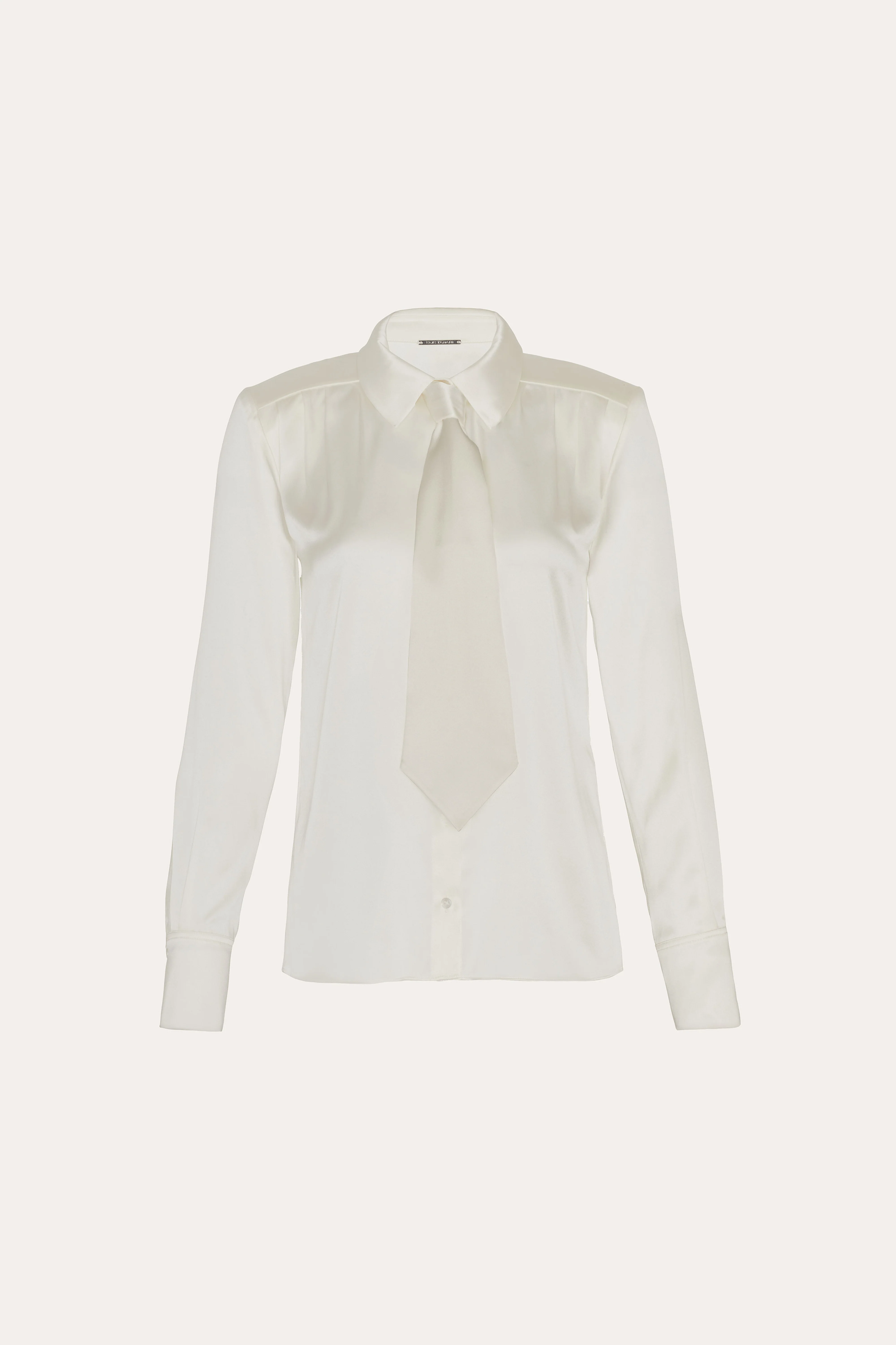 Silk Tie Button Down - Image 2