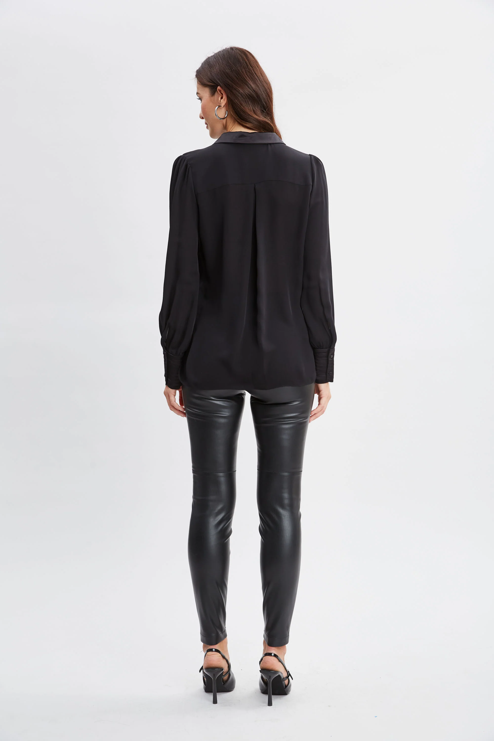 Silk Pintuck Shirt - Image 5