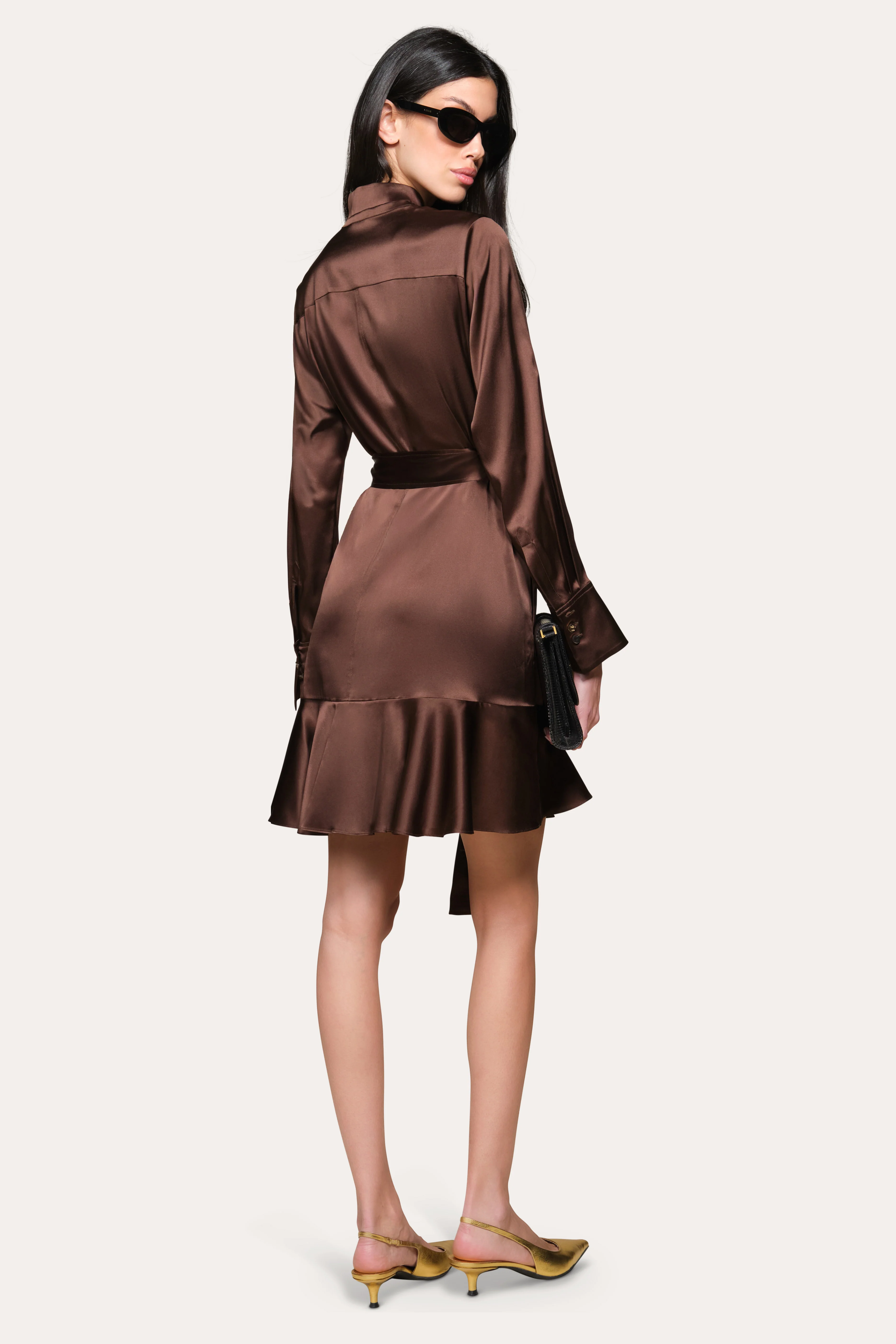 Silk Satin Dress - Image 3