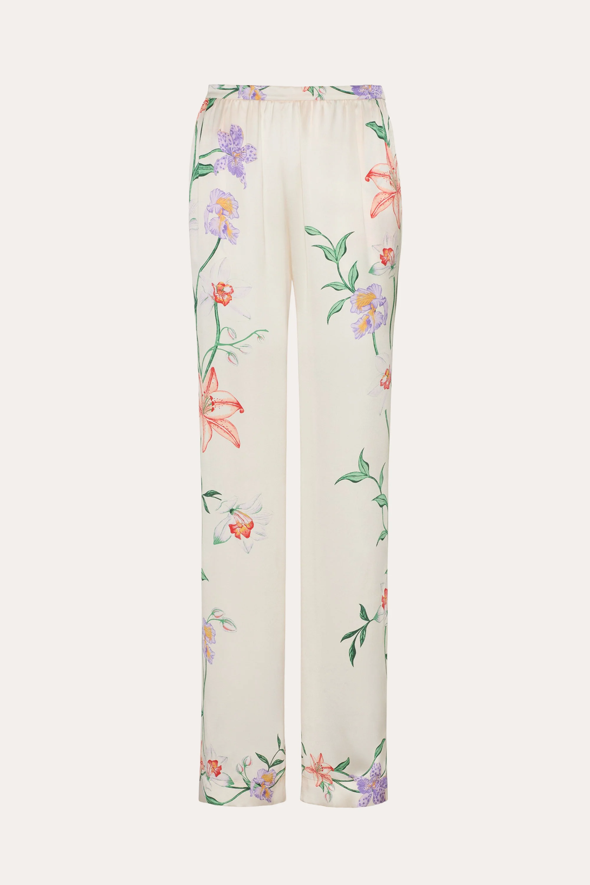 Frances Floral Silk Pant - Image 2