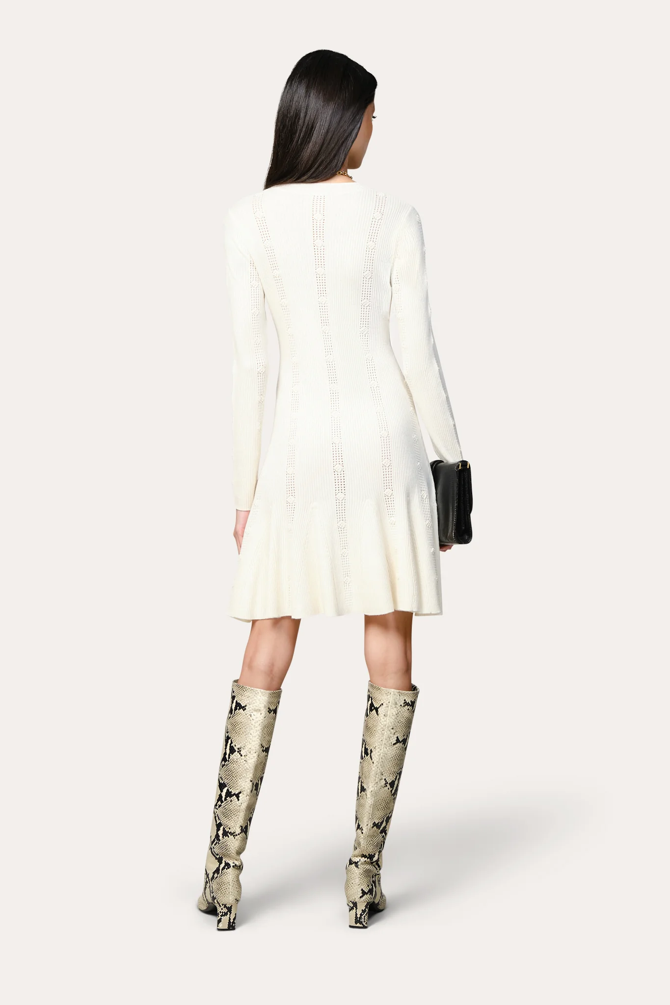 Silk Knitted Dress - Image 4