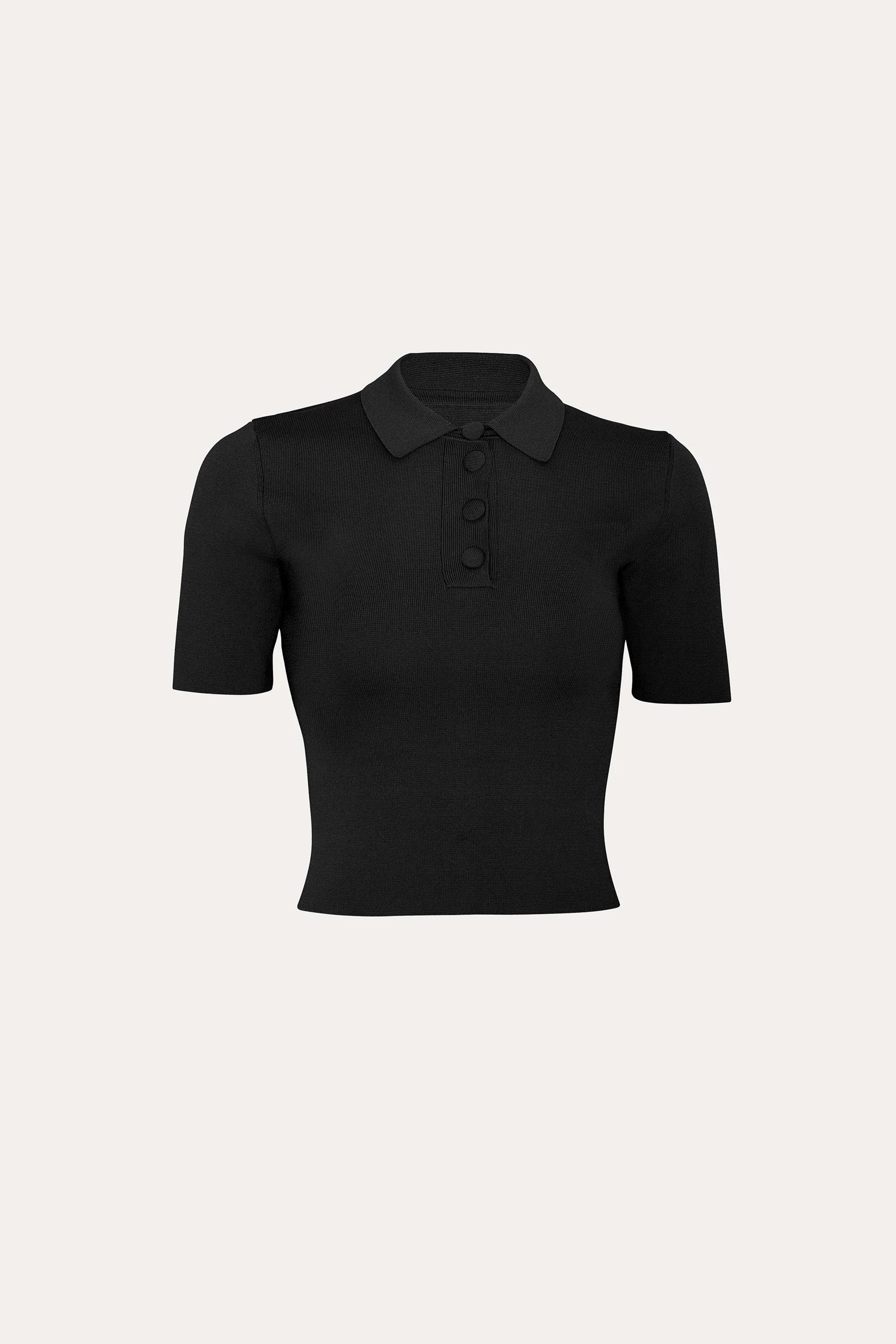 Skylar Milano Sculpt Cropped Polo - Image 2