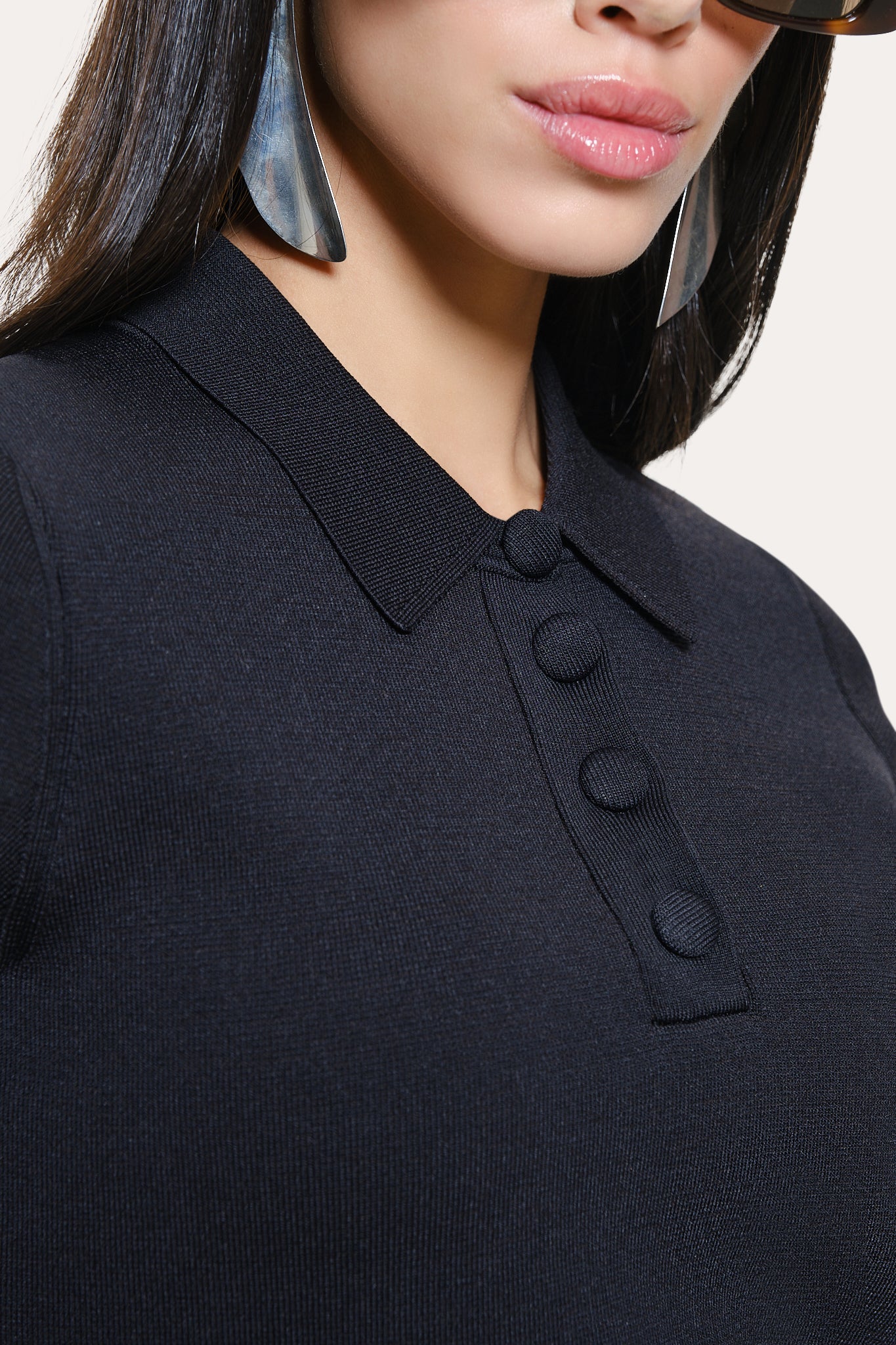 Skylar Milano Sculpt Cropped Polo - Image 3