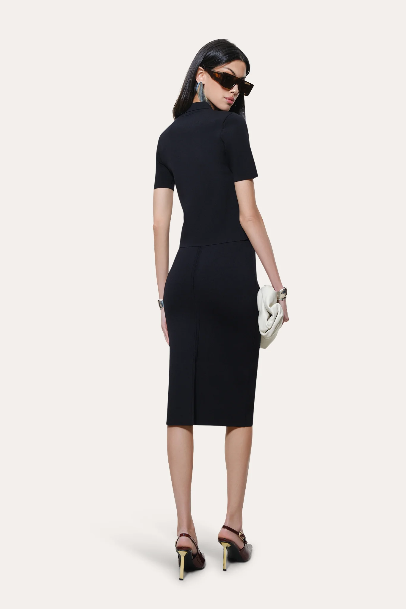 Skylar Milano Sculpt Cropped Polo - Image 4
