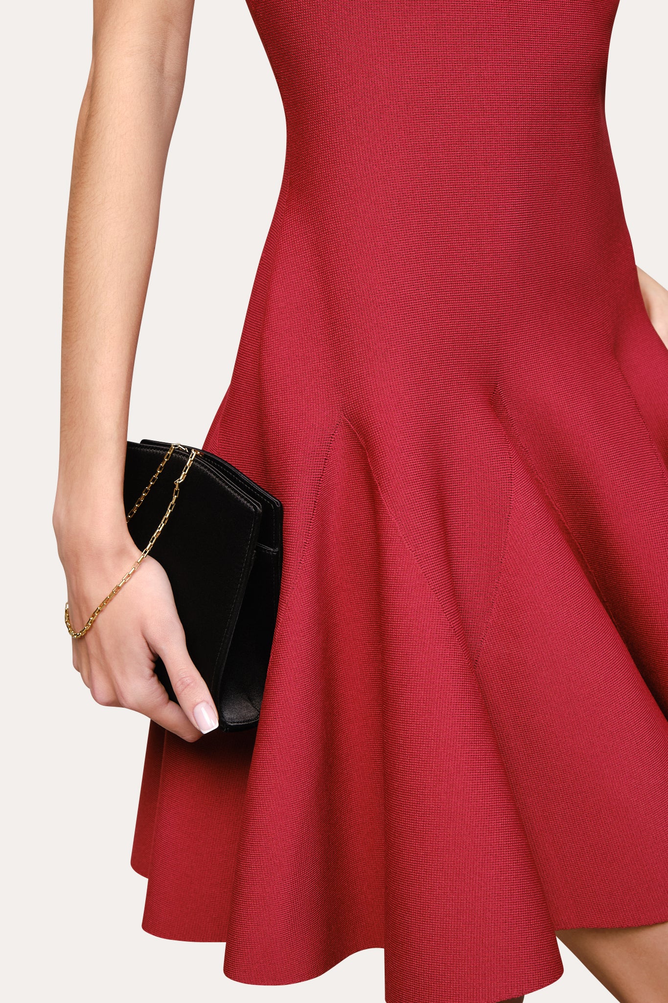 Milano Sculpt Sleeveless Flare Dress - Image 3