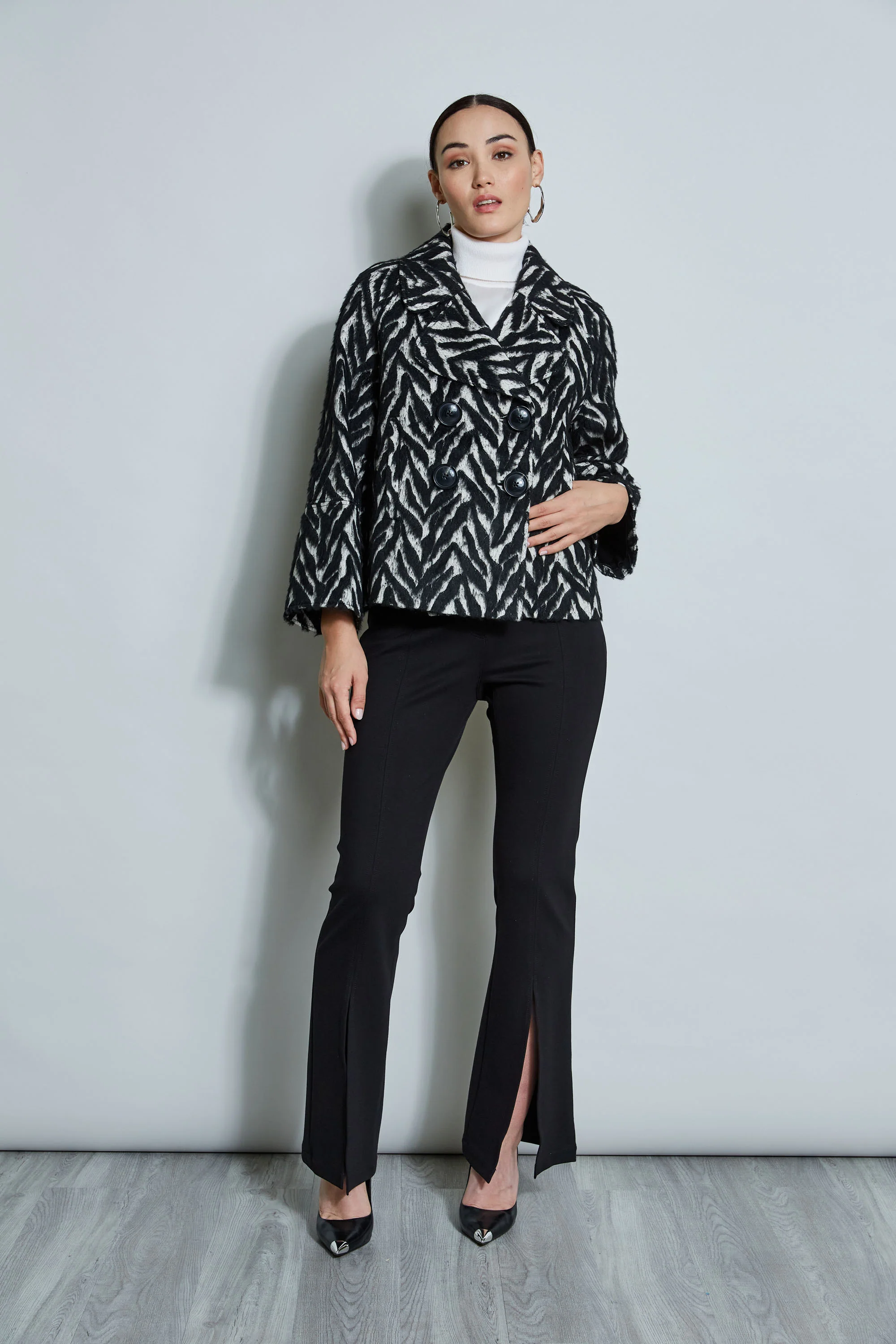 Sleeveless Satin Front Sweater - Image 3