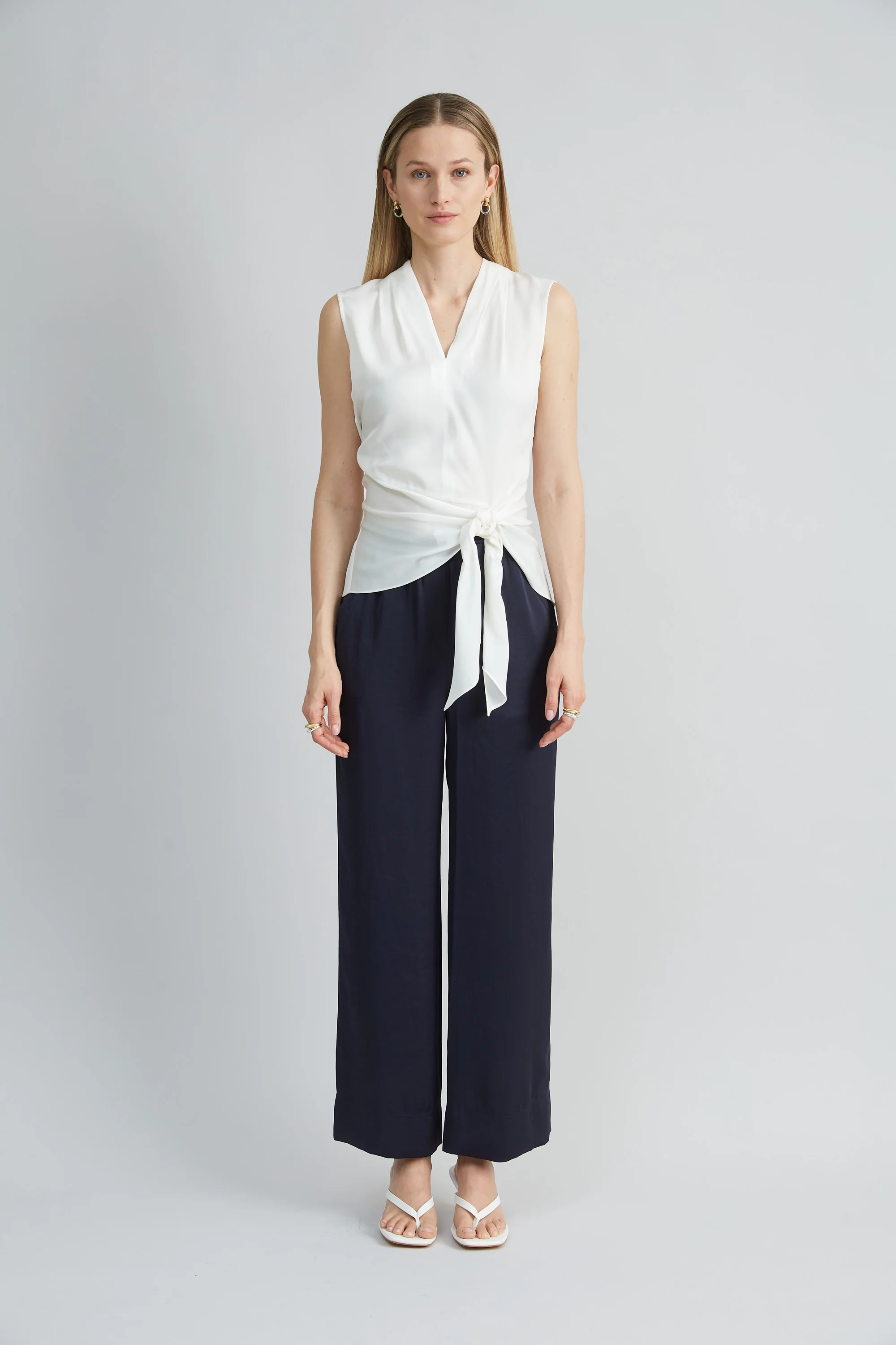 Silk Side Tie Shirt - Image 2