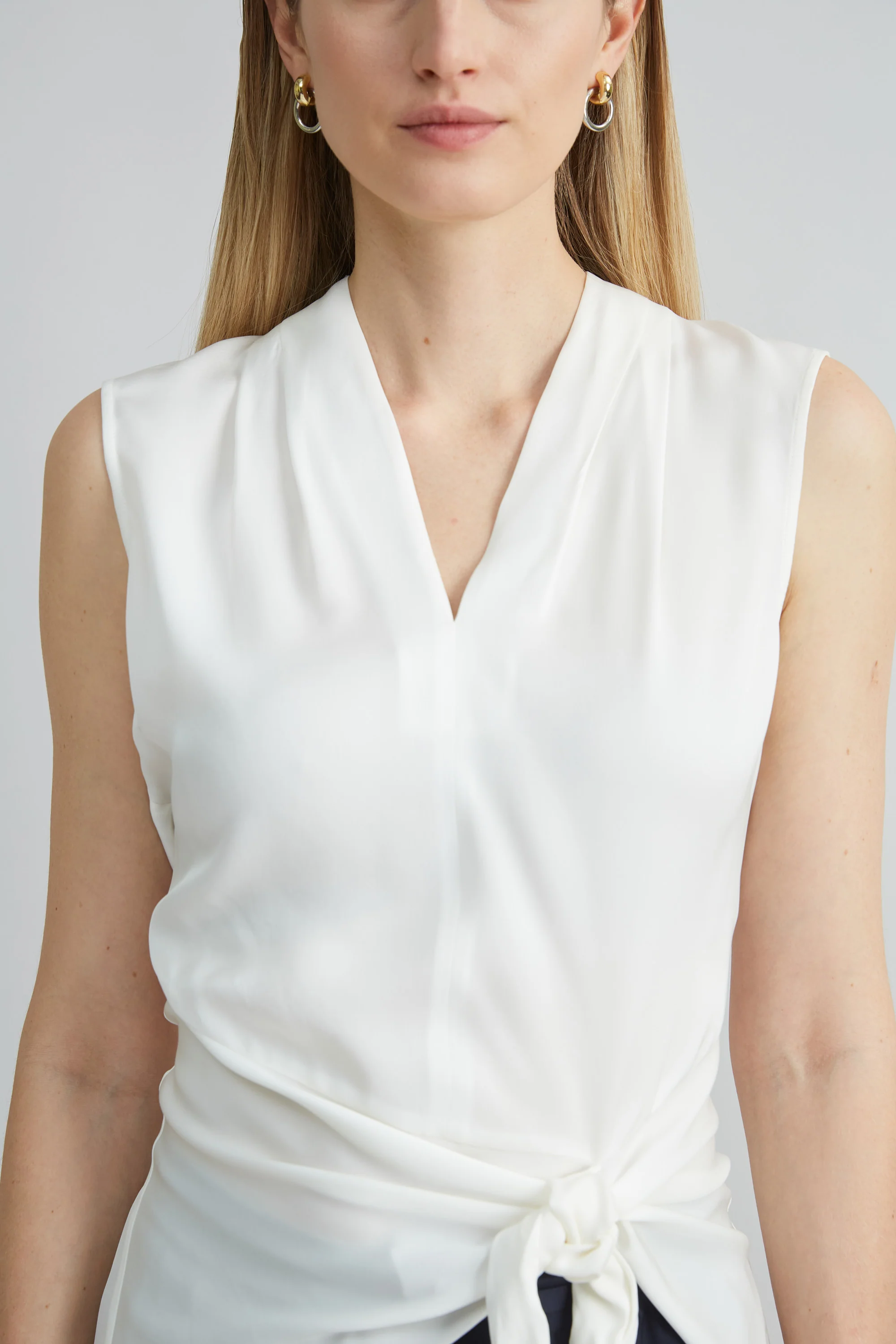 Silk Side Tie Shirt - Image 3