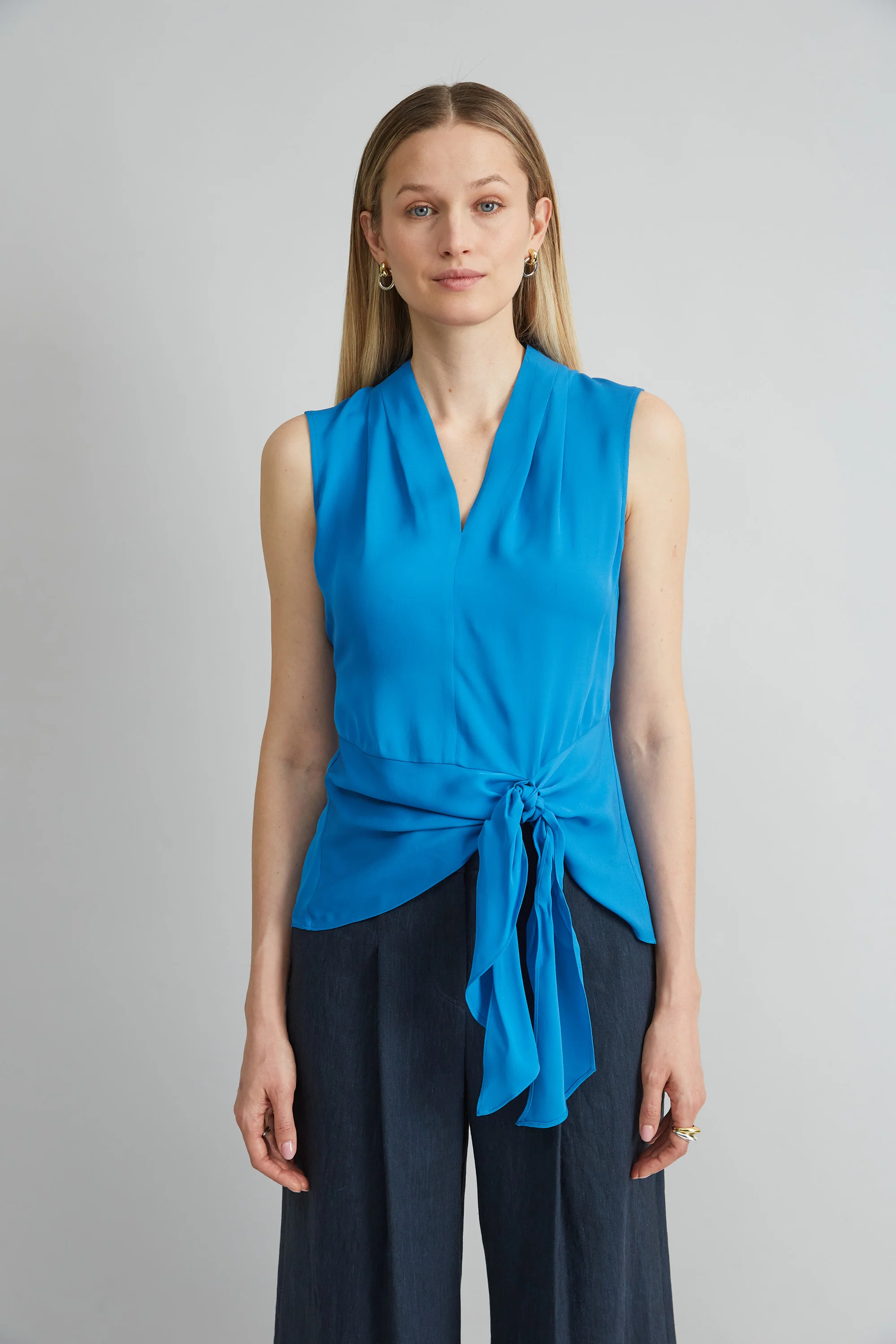Silk Side Tie Shirt
