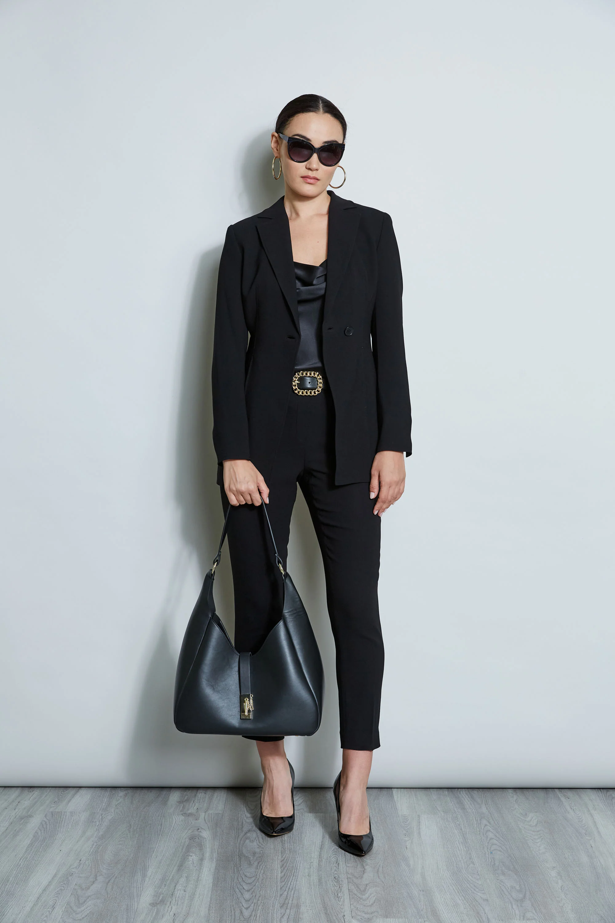 Slim Fit Crepe Pant - Image 4