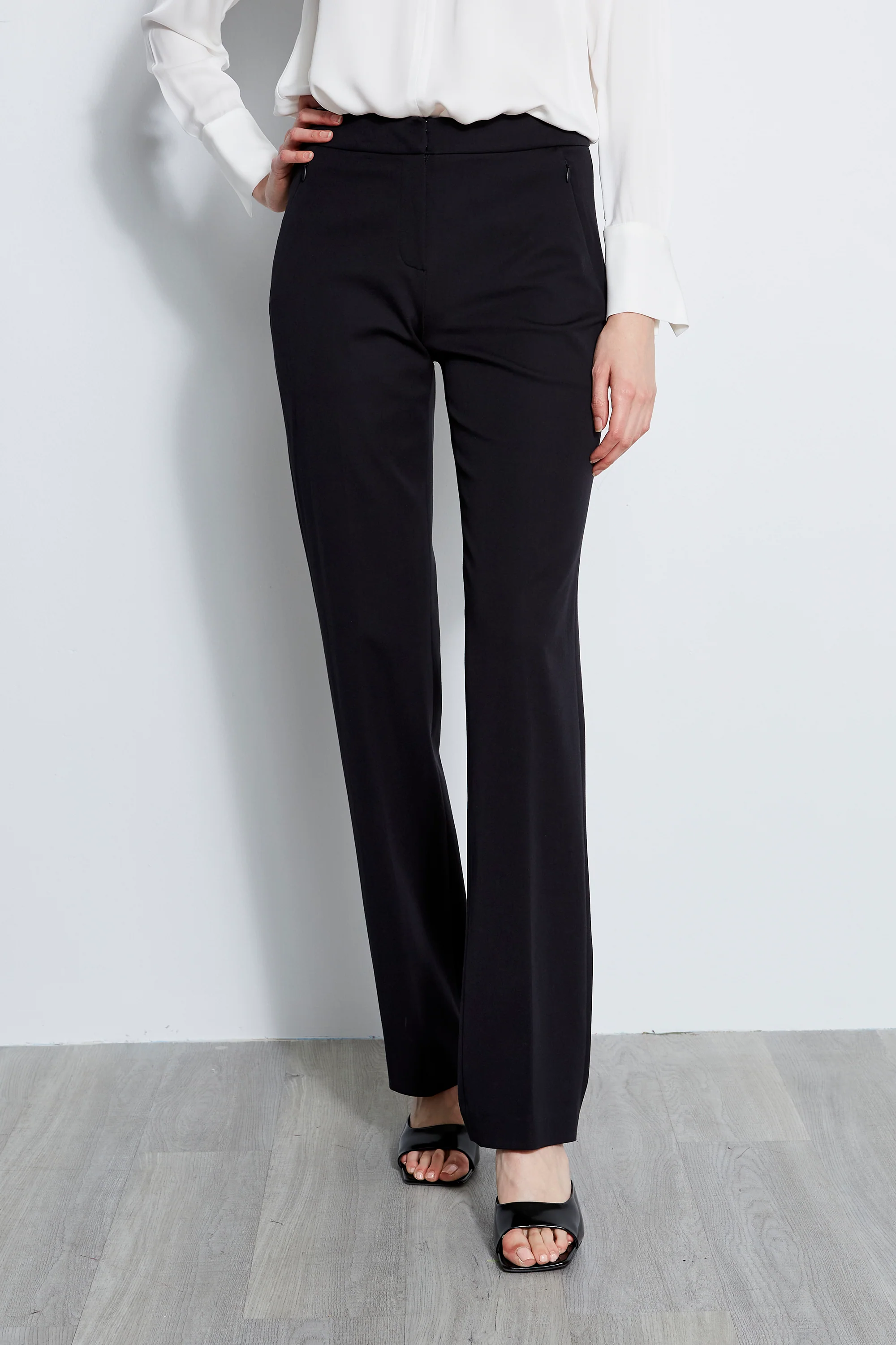 Straight Leg Stretch Cotton Pant - Image 3