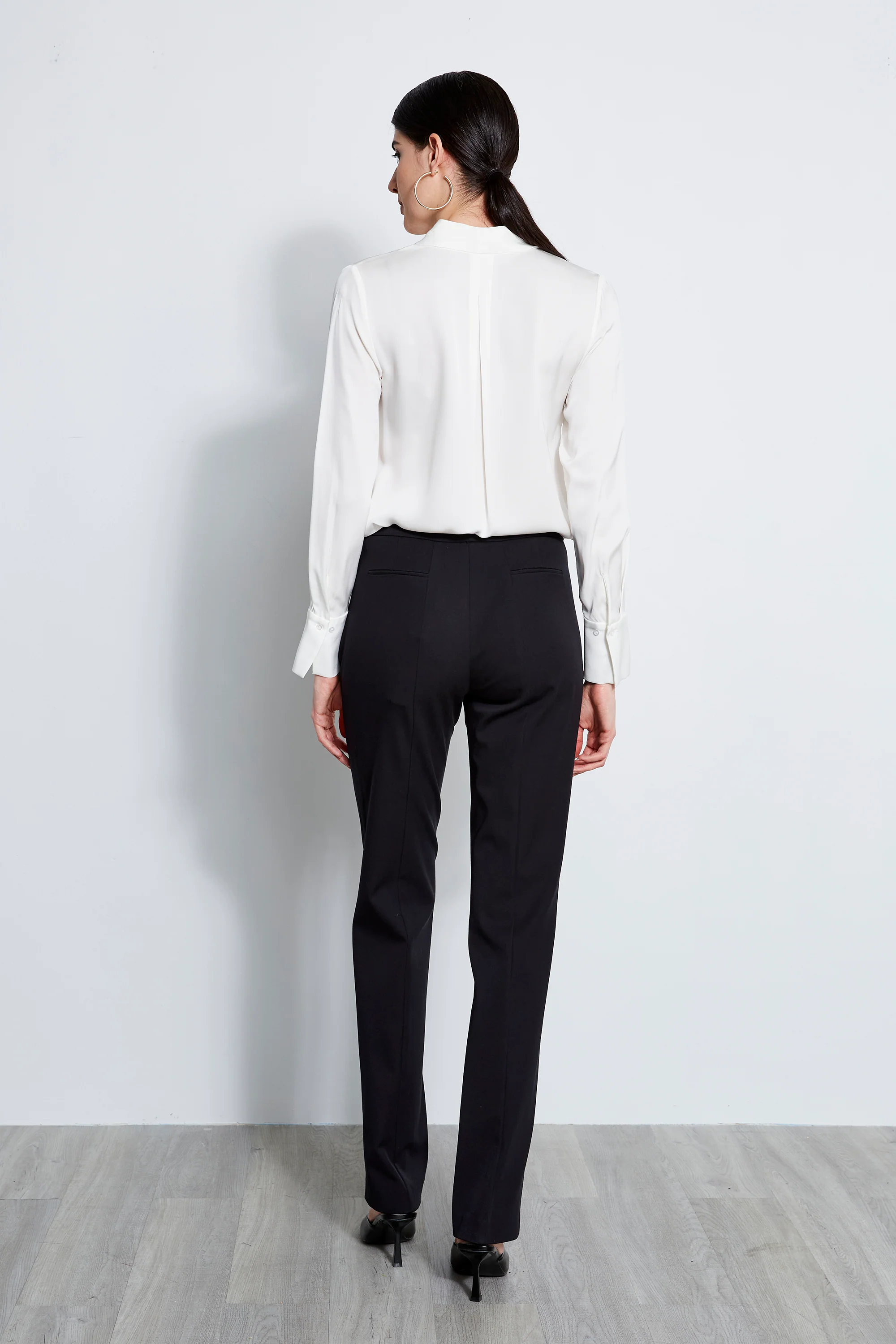 Straight Leg Stretch Cotton Pant - Image 4