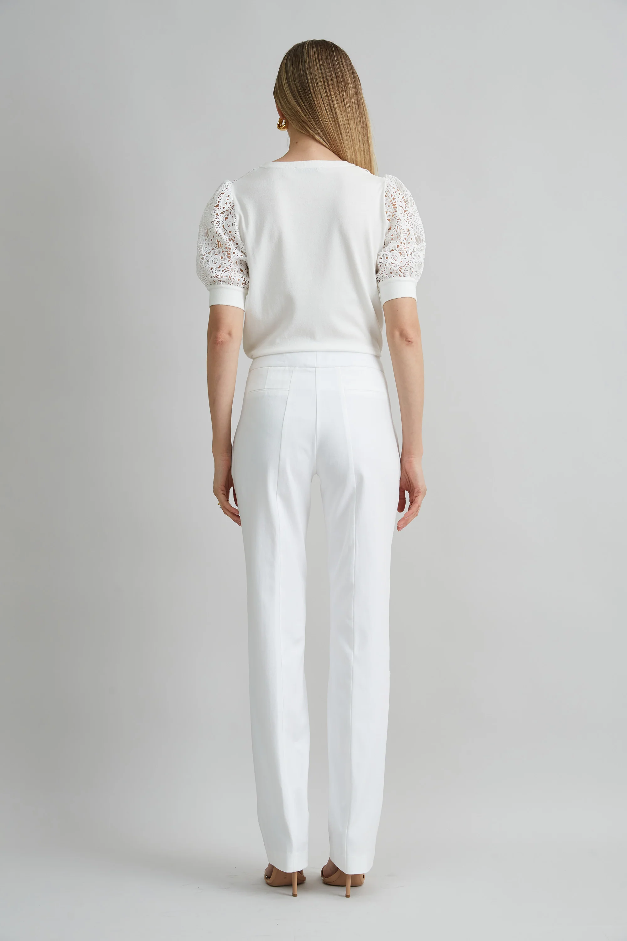 Straight Leg Stretch Cotton Pant - Image 4