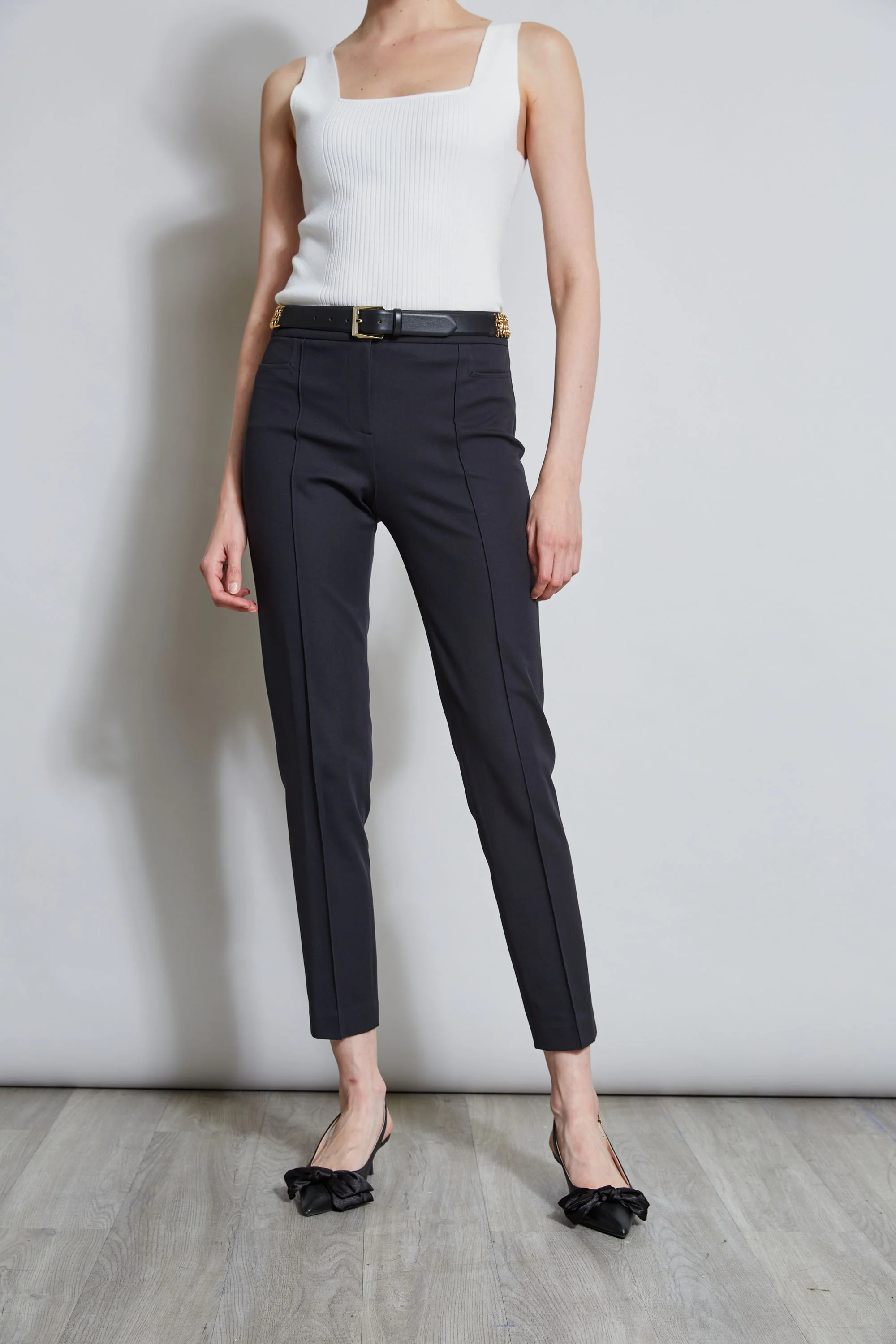Slim Pintuck Pant - Image 3