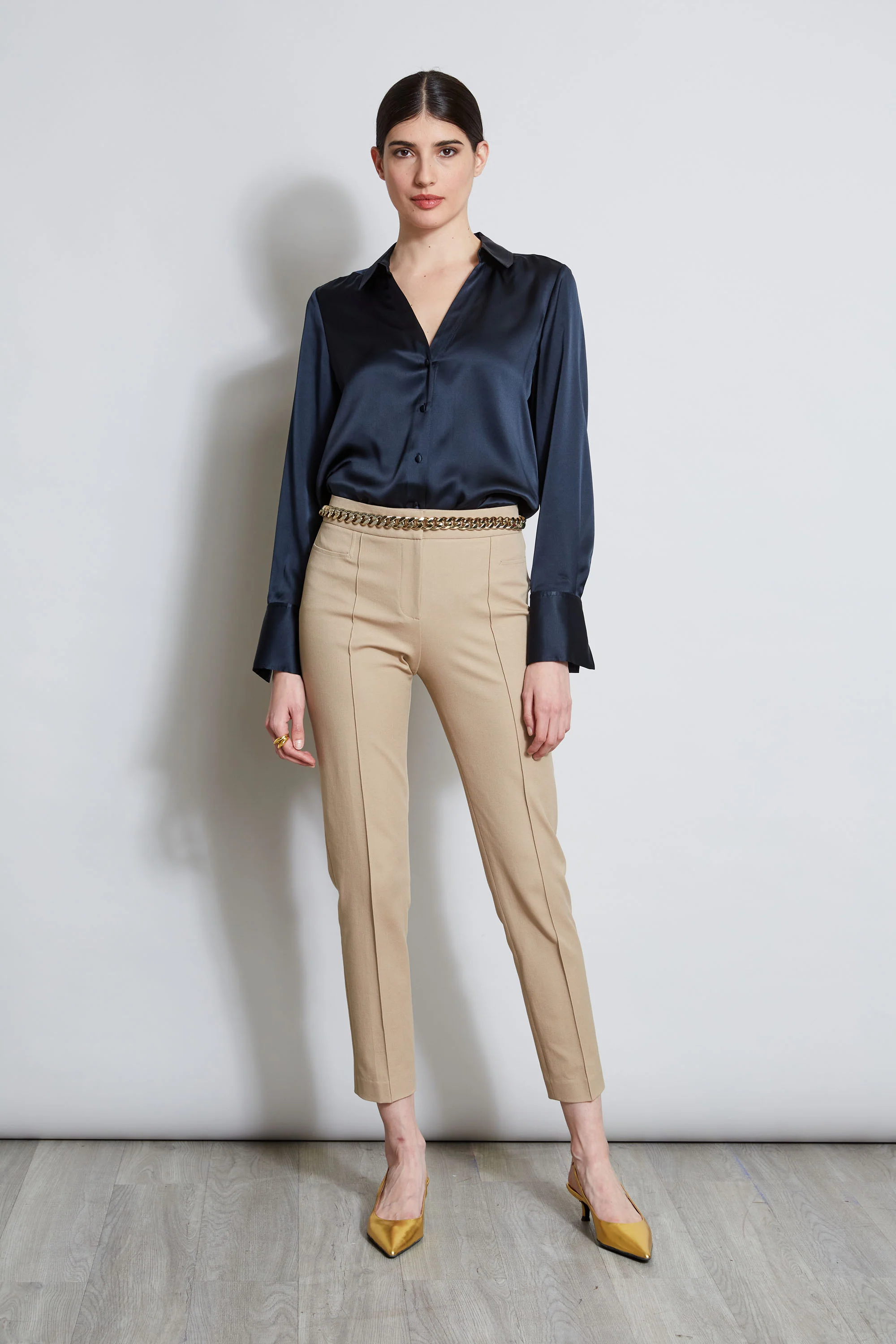 Slim Pintuck Pant - Image 2