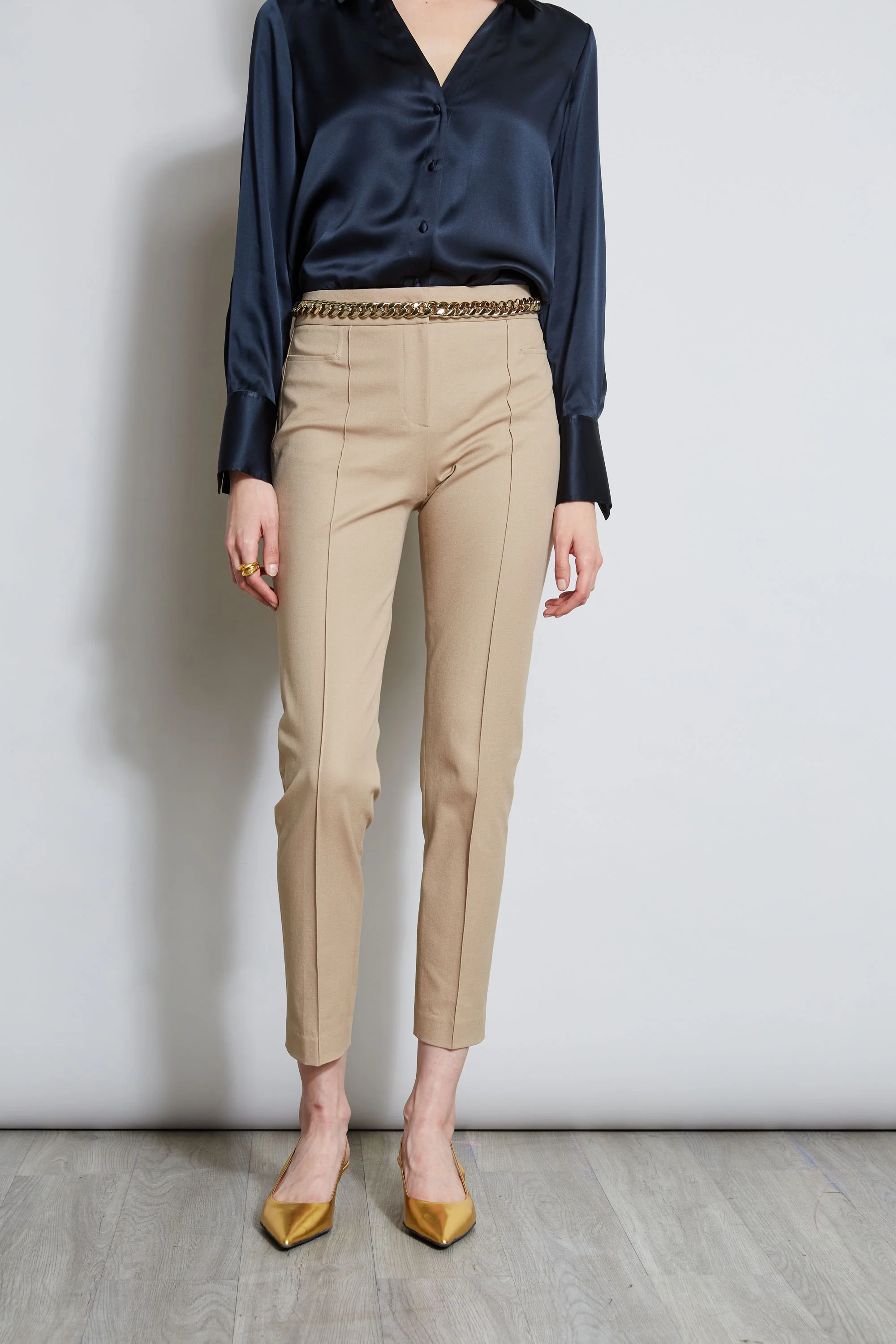 Slim Pintuck Pant - Image 3