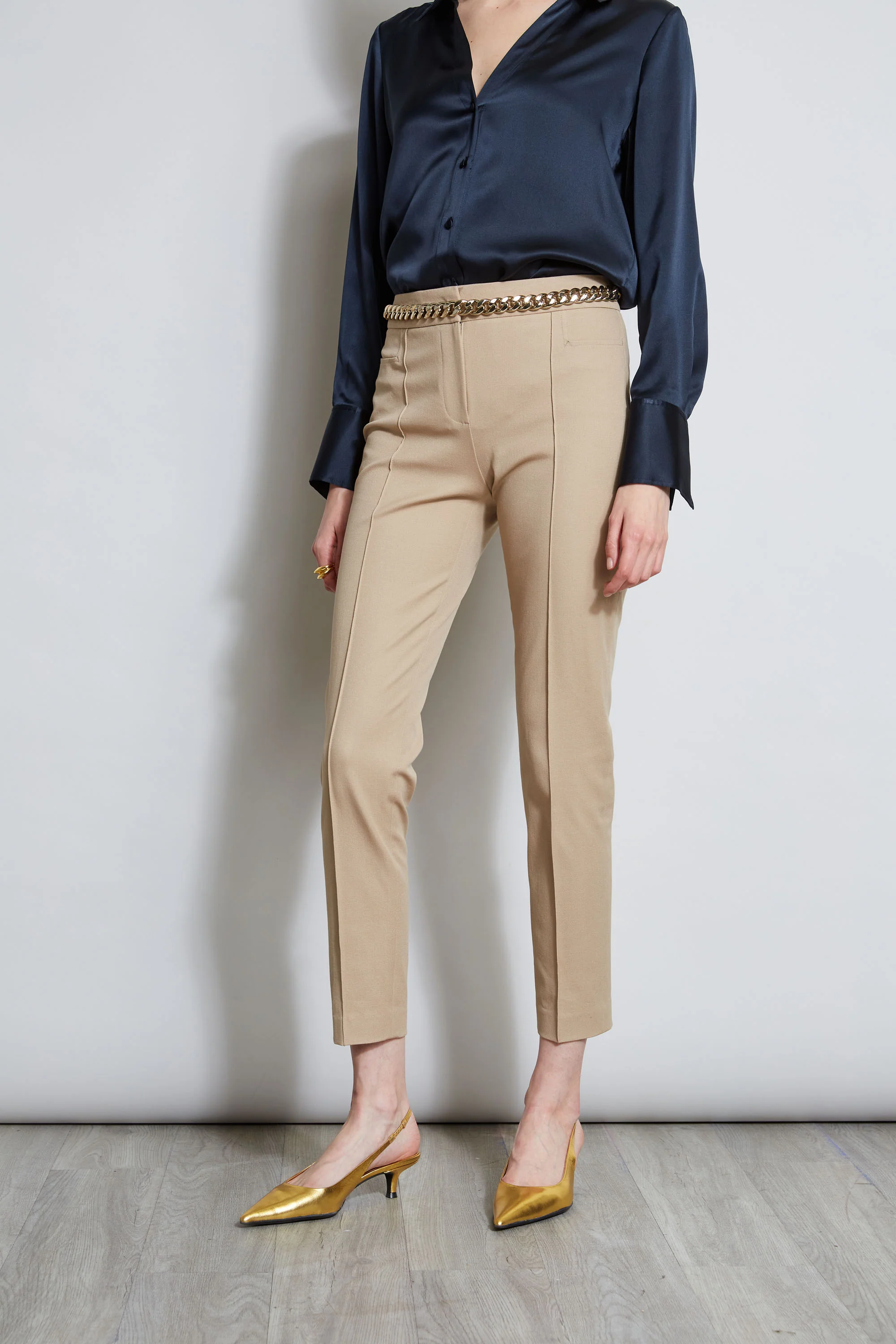 Slim Pintuck Pant - Image 4