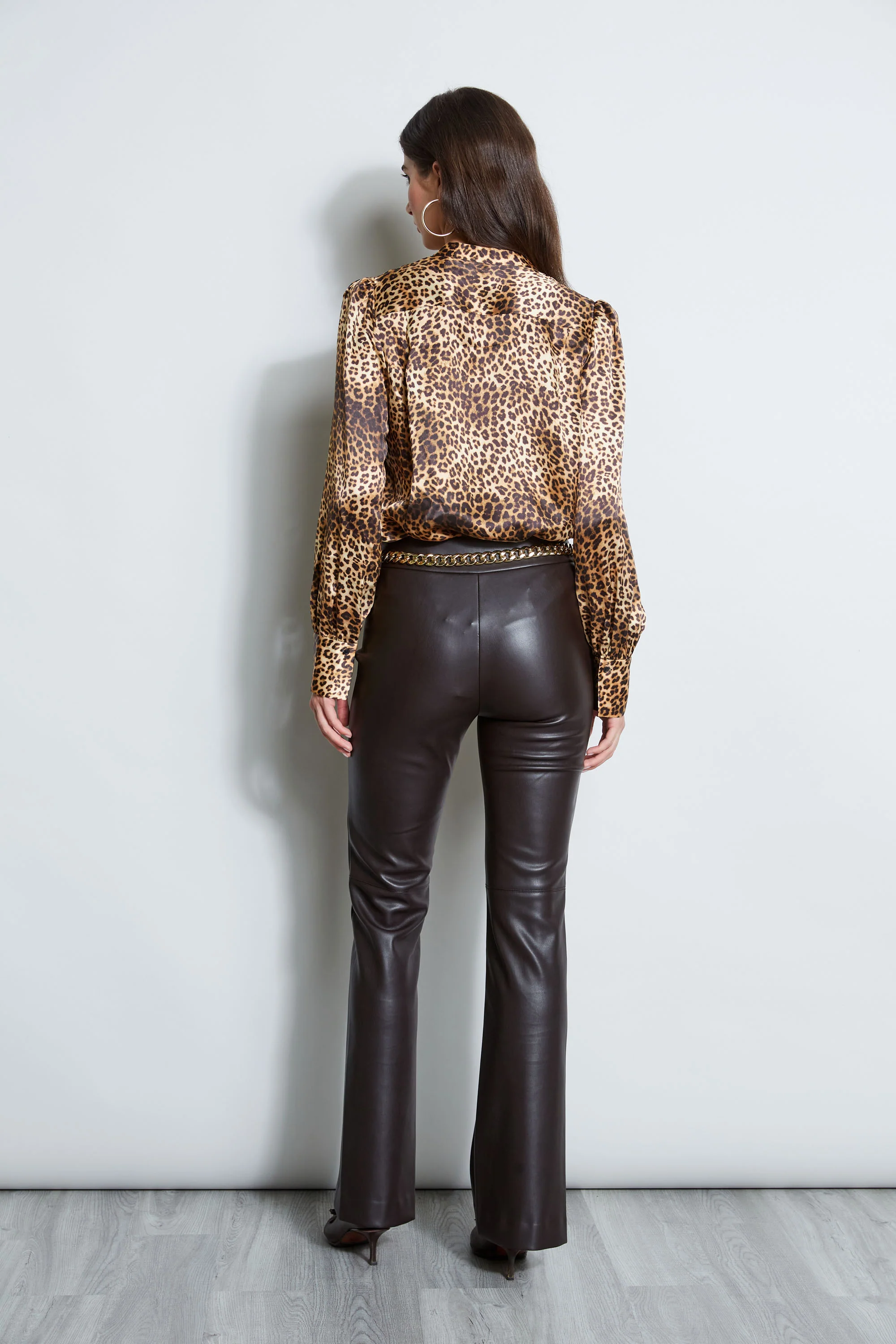 Silk Ocelot Print Shirt - Image 4