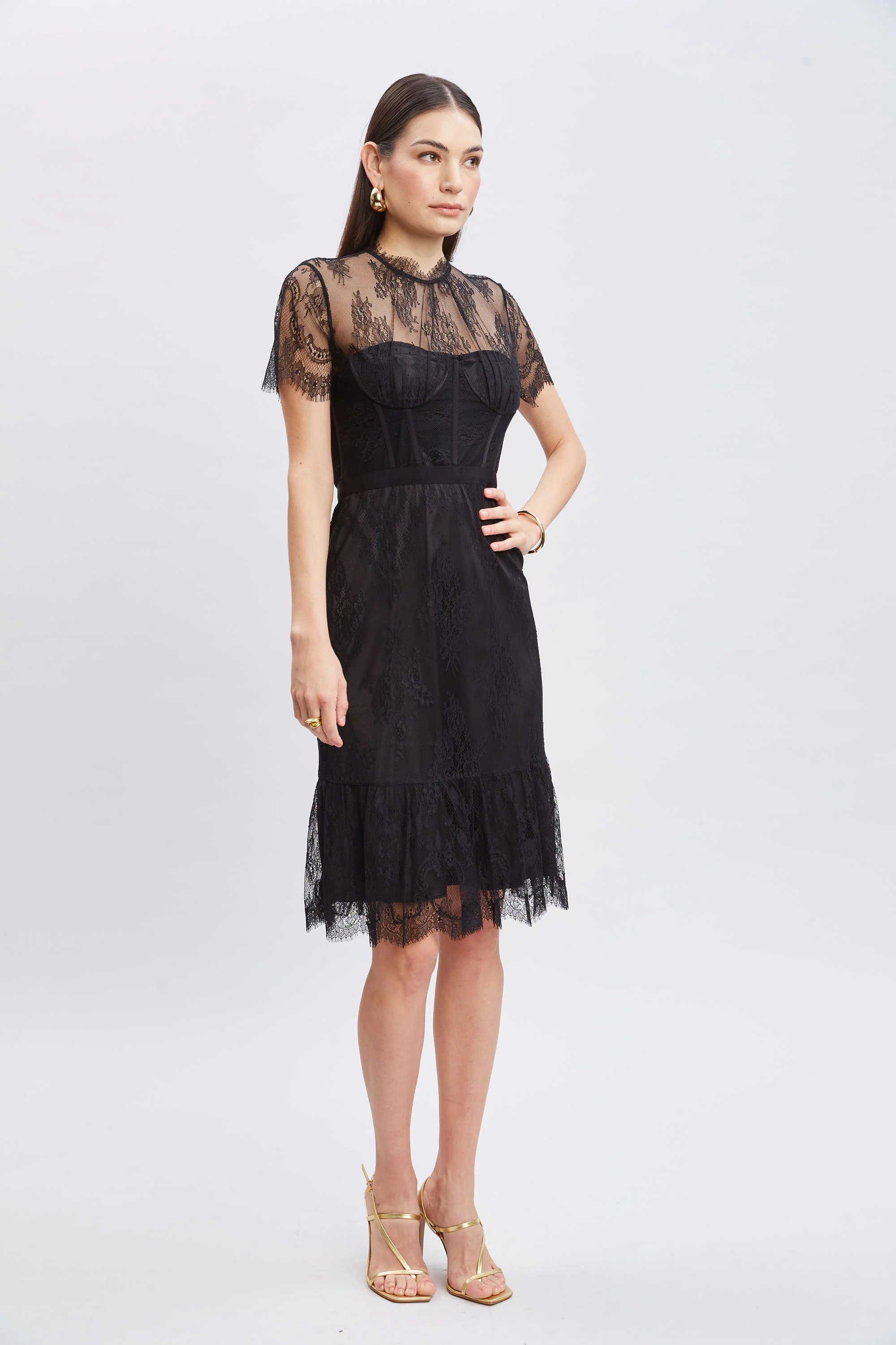Corset Lace Dress - Image 3