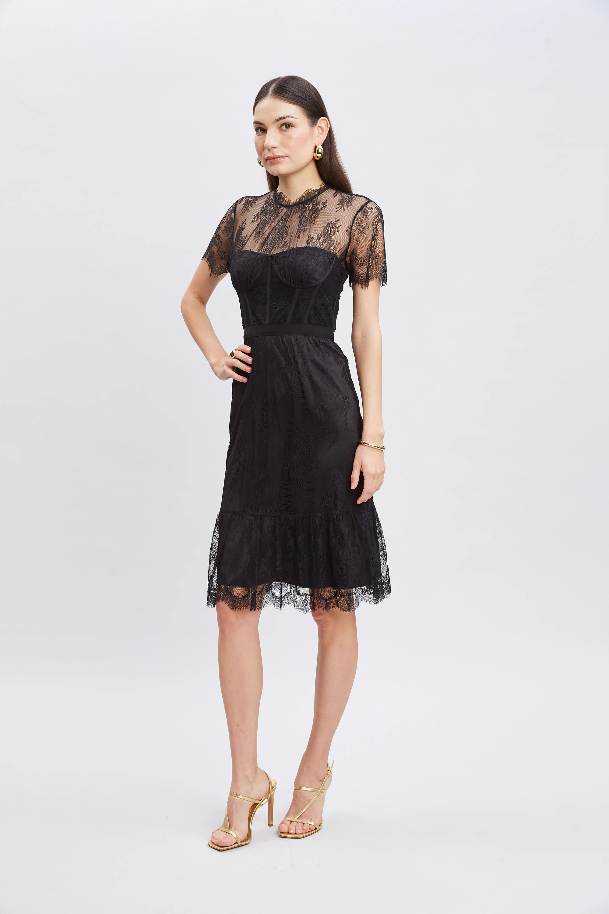 Corset Lace Dress - Image 4