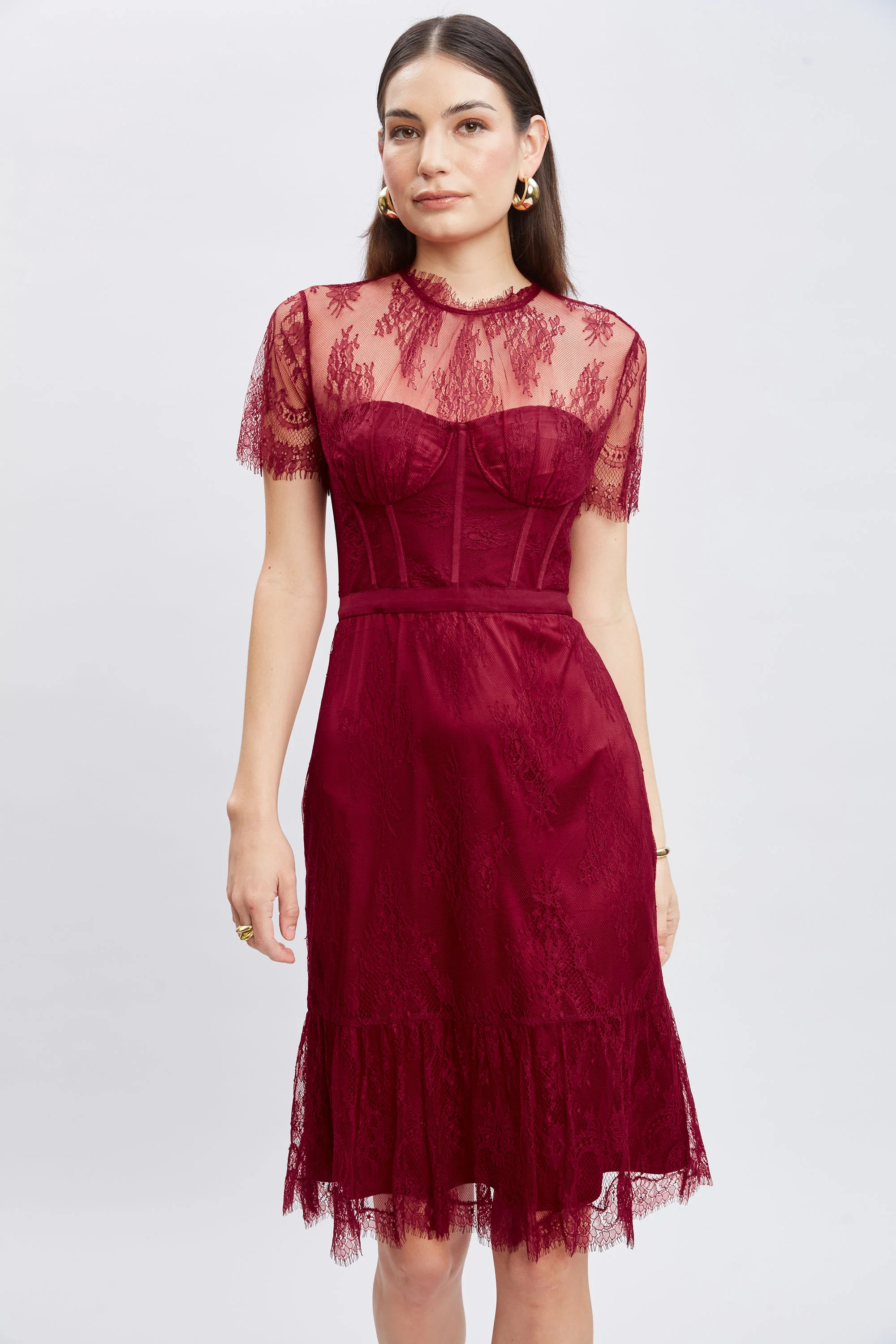 Corset Lace Dress - Image 3