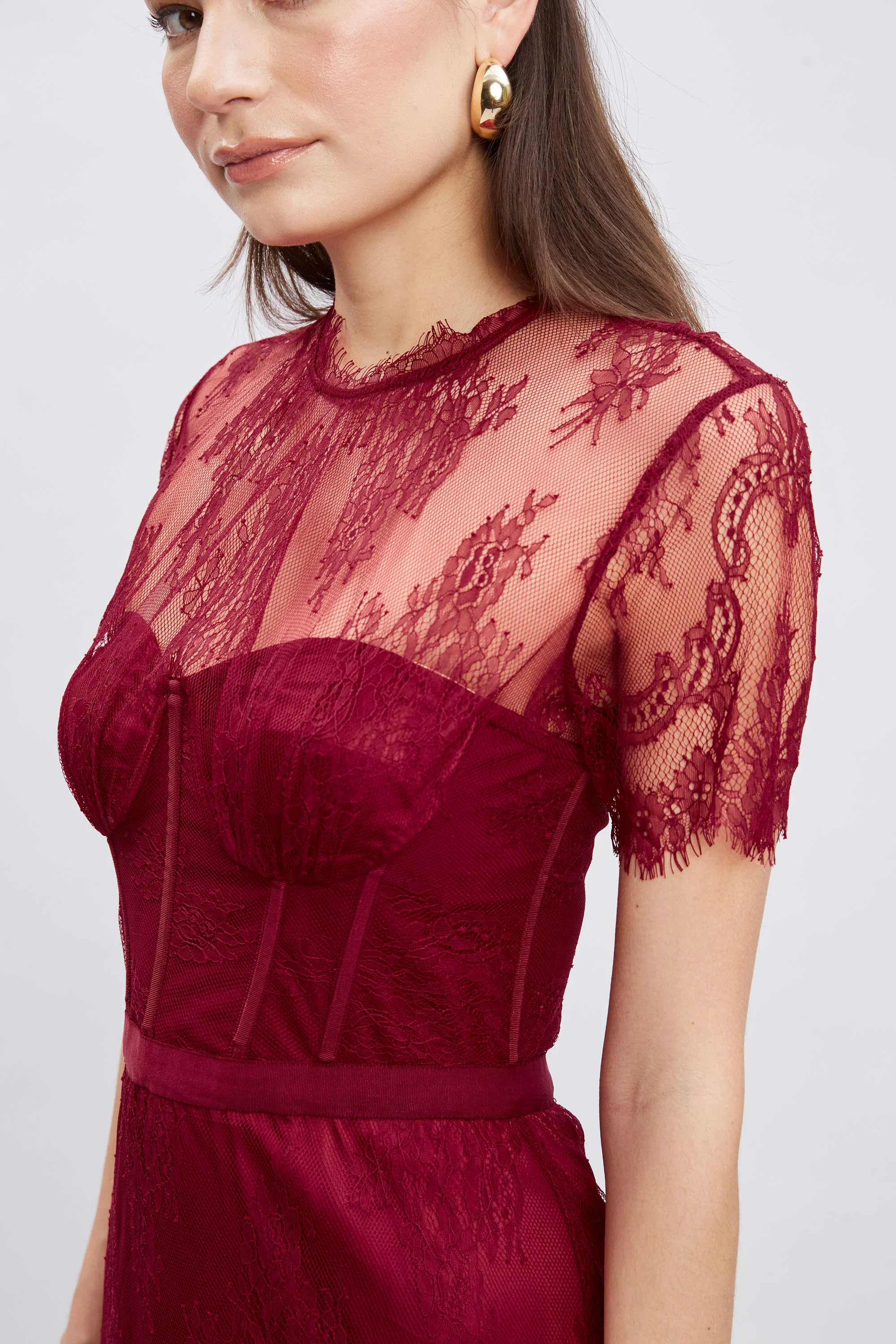 Corset Lace Dress - Image 5