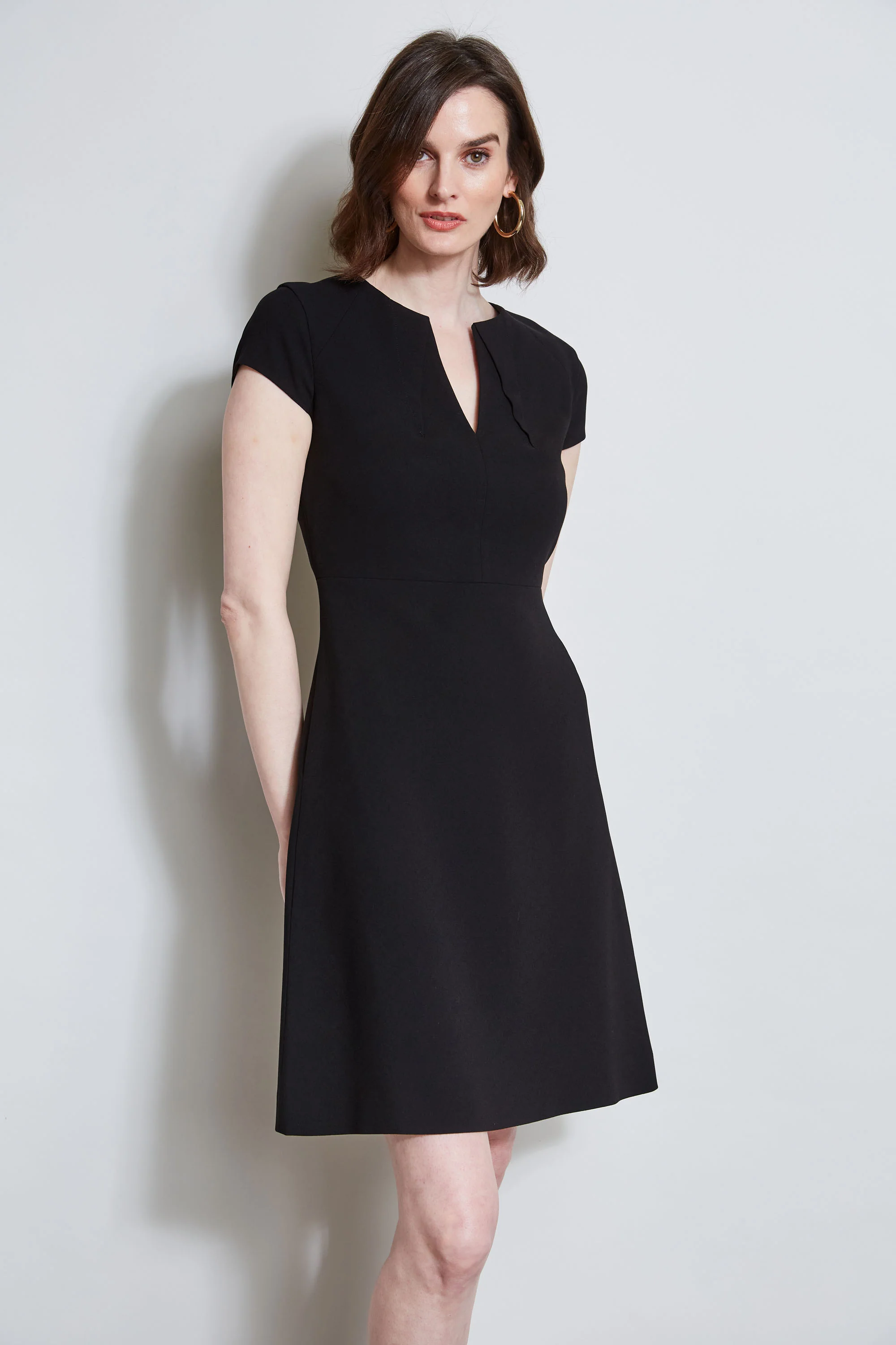 Short Sleeve Dart Dress - Image 4