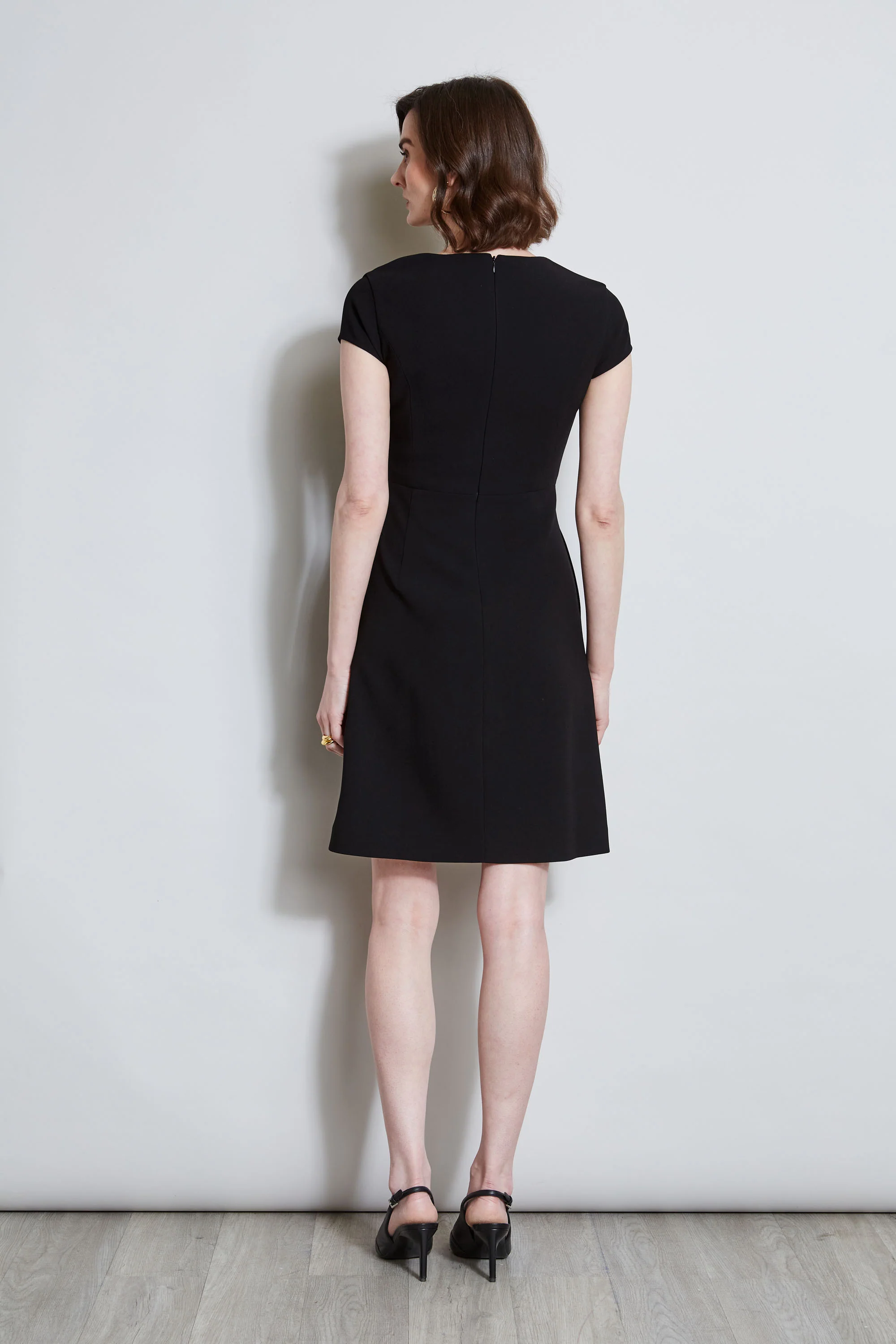 Short Sleeve Dart Dress - Image 6