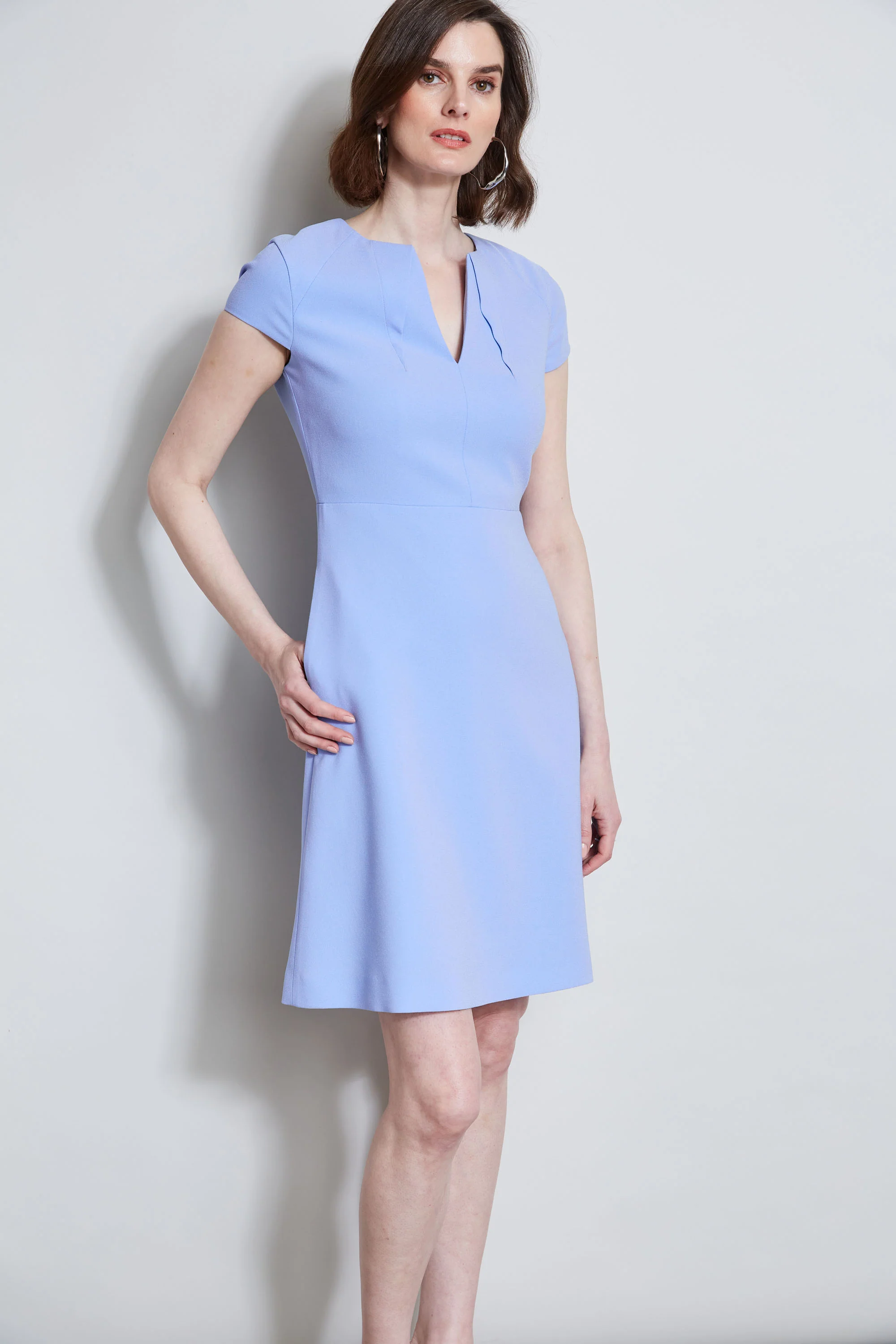 Short Sleeve Dart Dress - Image 2