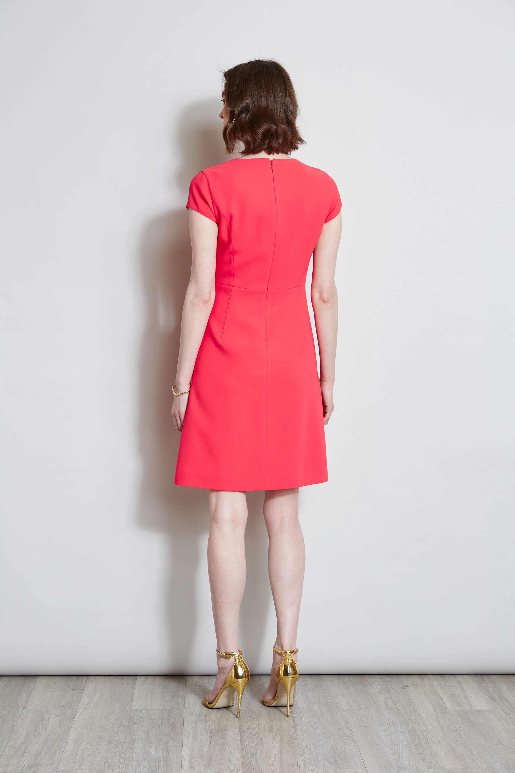 Short Sleeve Dart Dress - Image 5