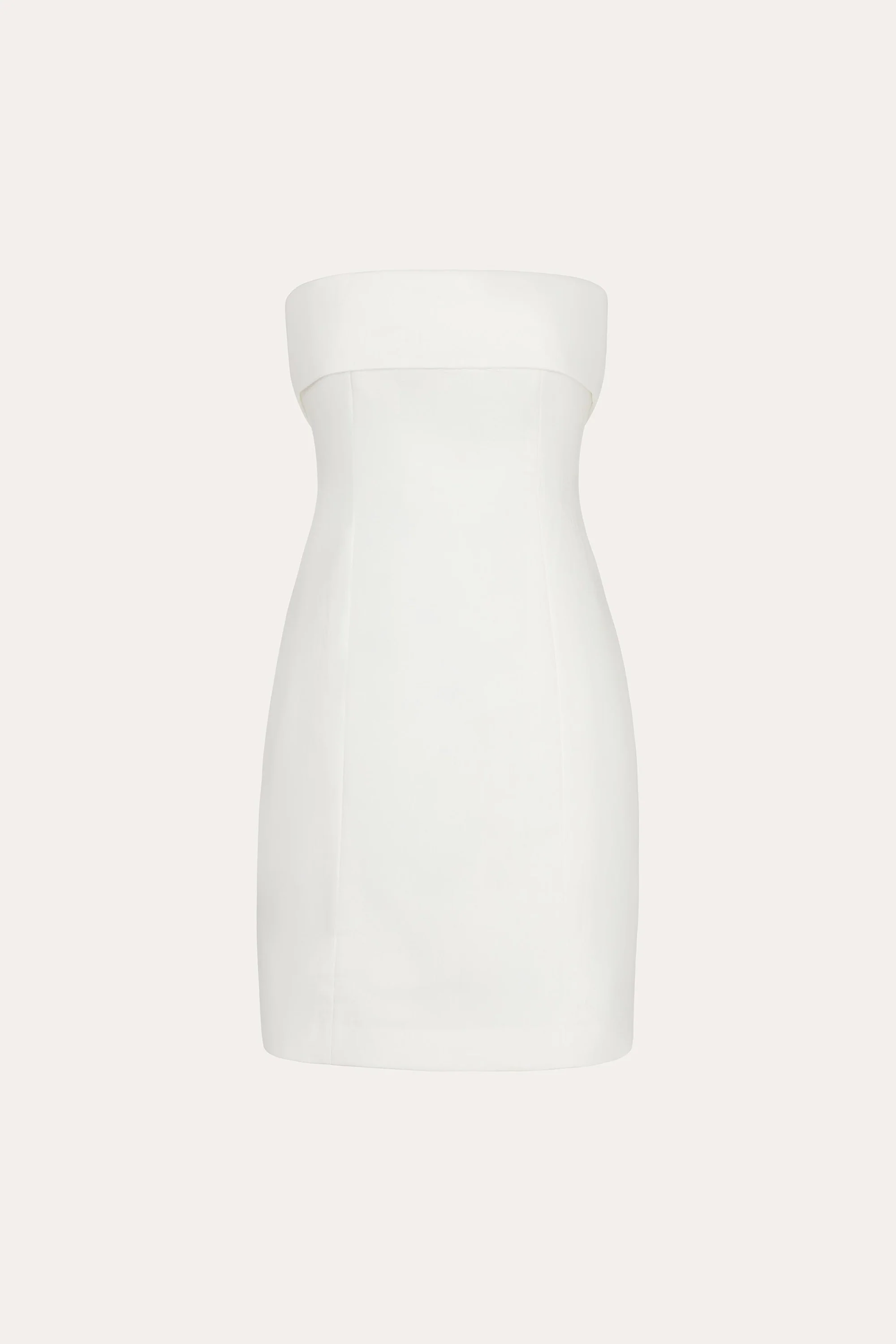 Lauren Linen Fold over Mini Dress - Image 6