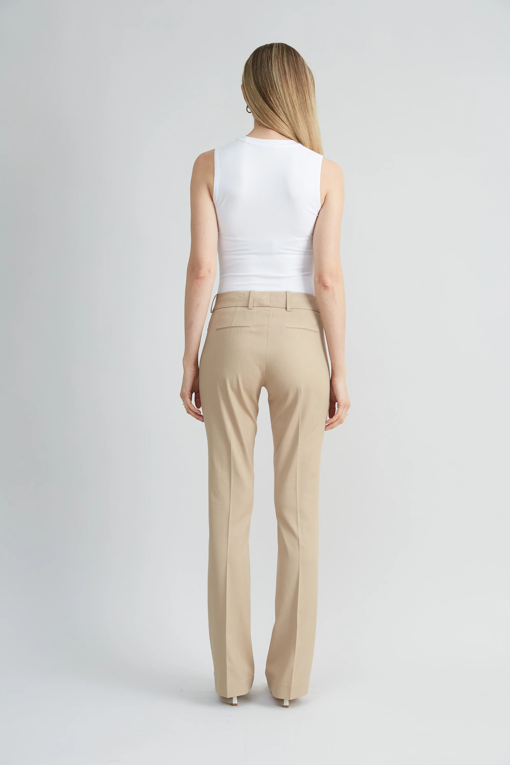 Stretch Cotton Fit & Flare Pant - Image 4