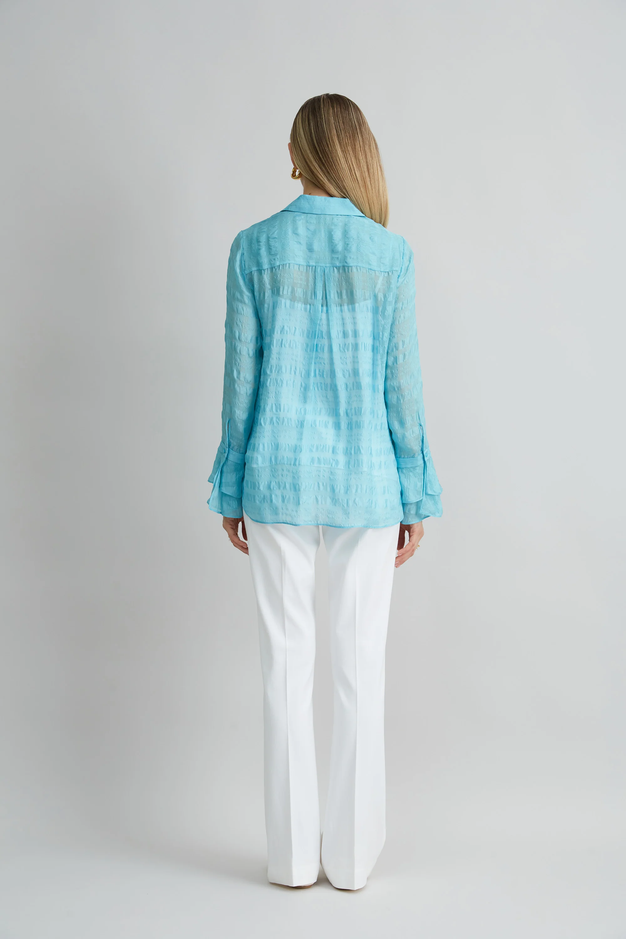 Stretch Cotton Fit & Flare Pant - Image 3