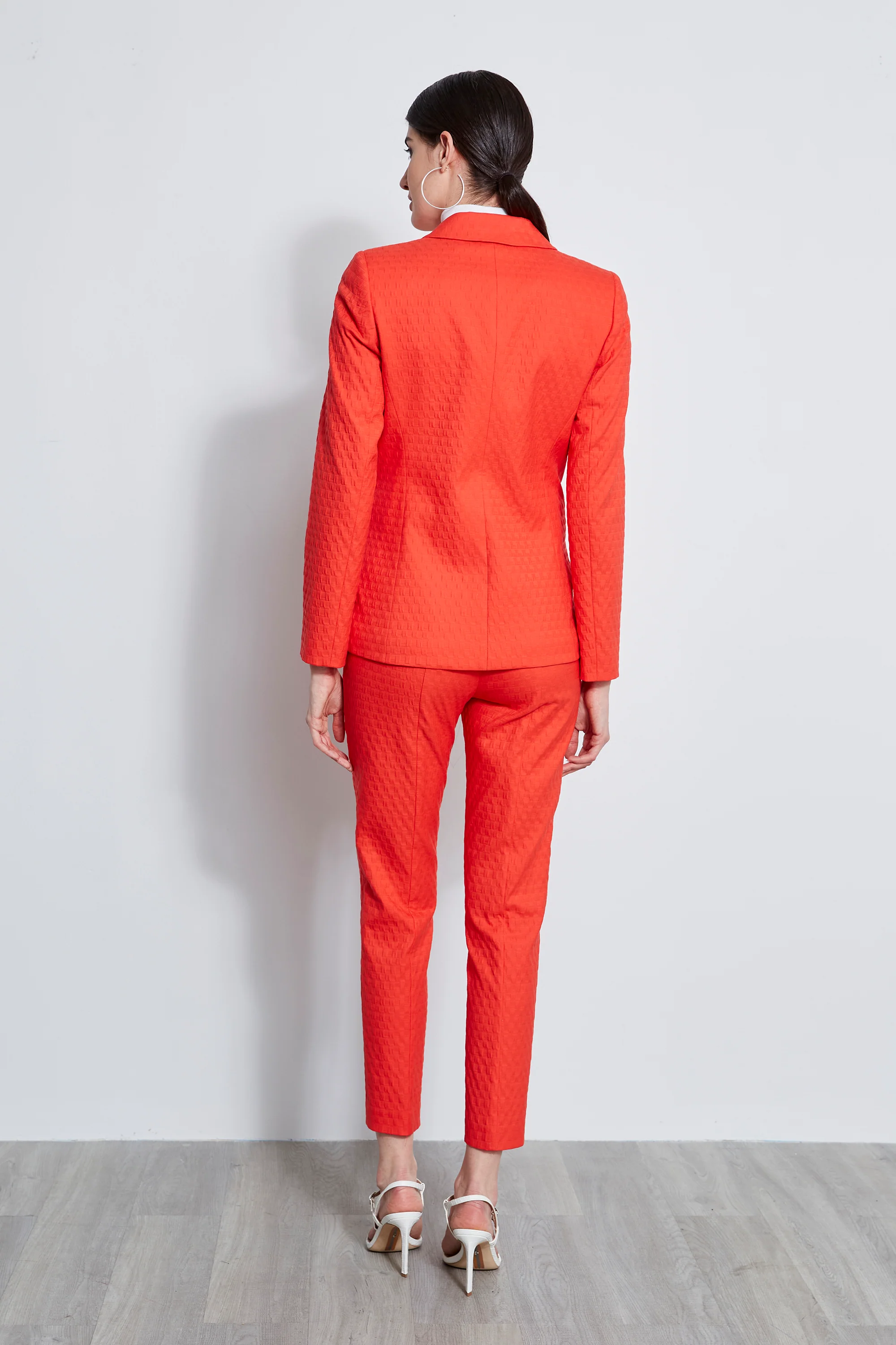 Jacquard Stretch Panel Blazer - Image 5