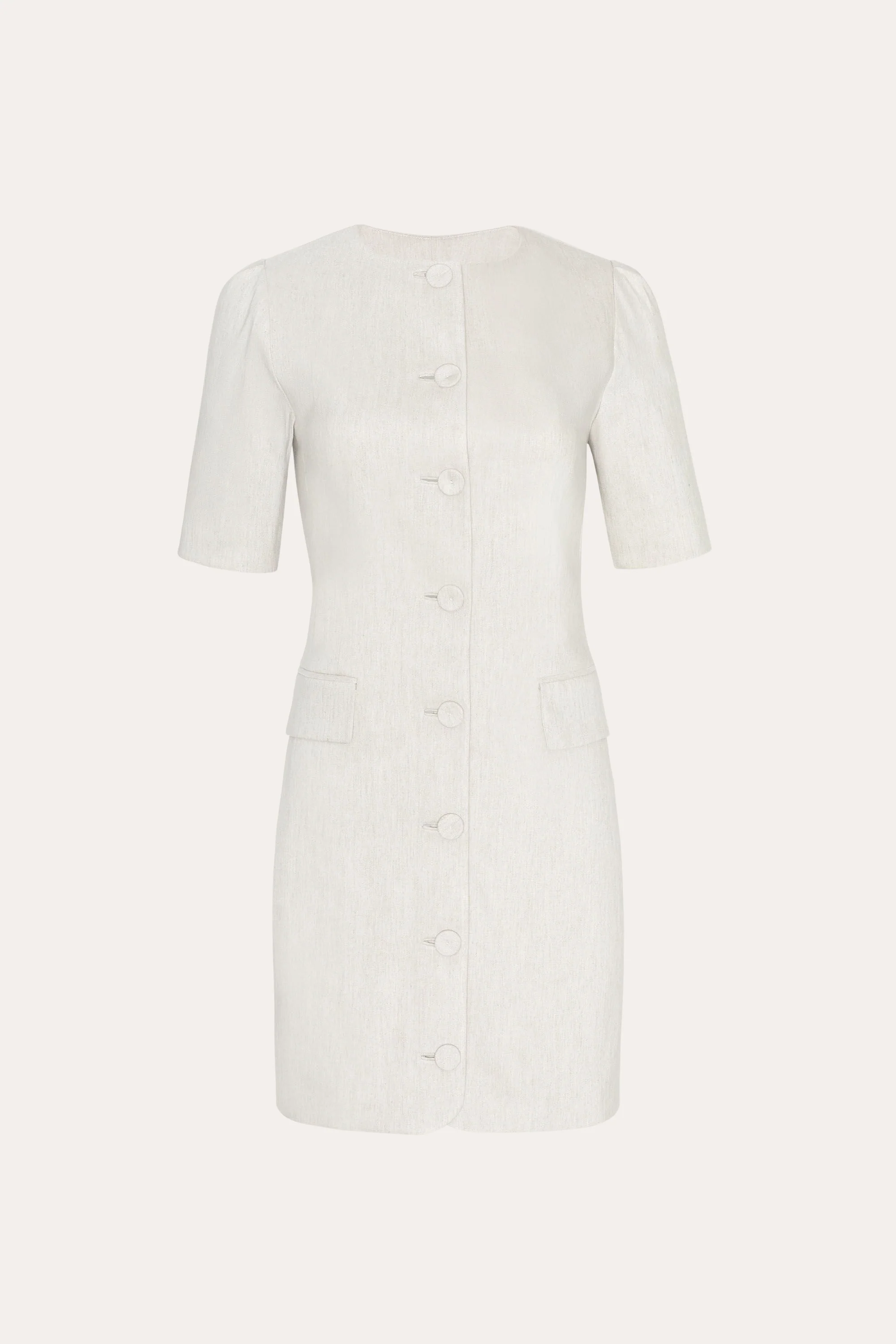 Kaia Linen Mini Dress - Image 2