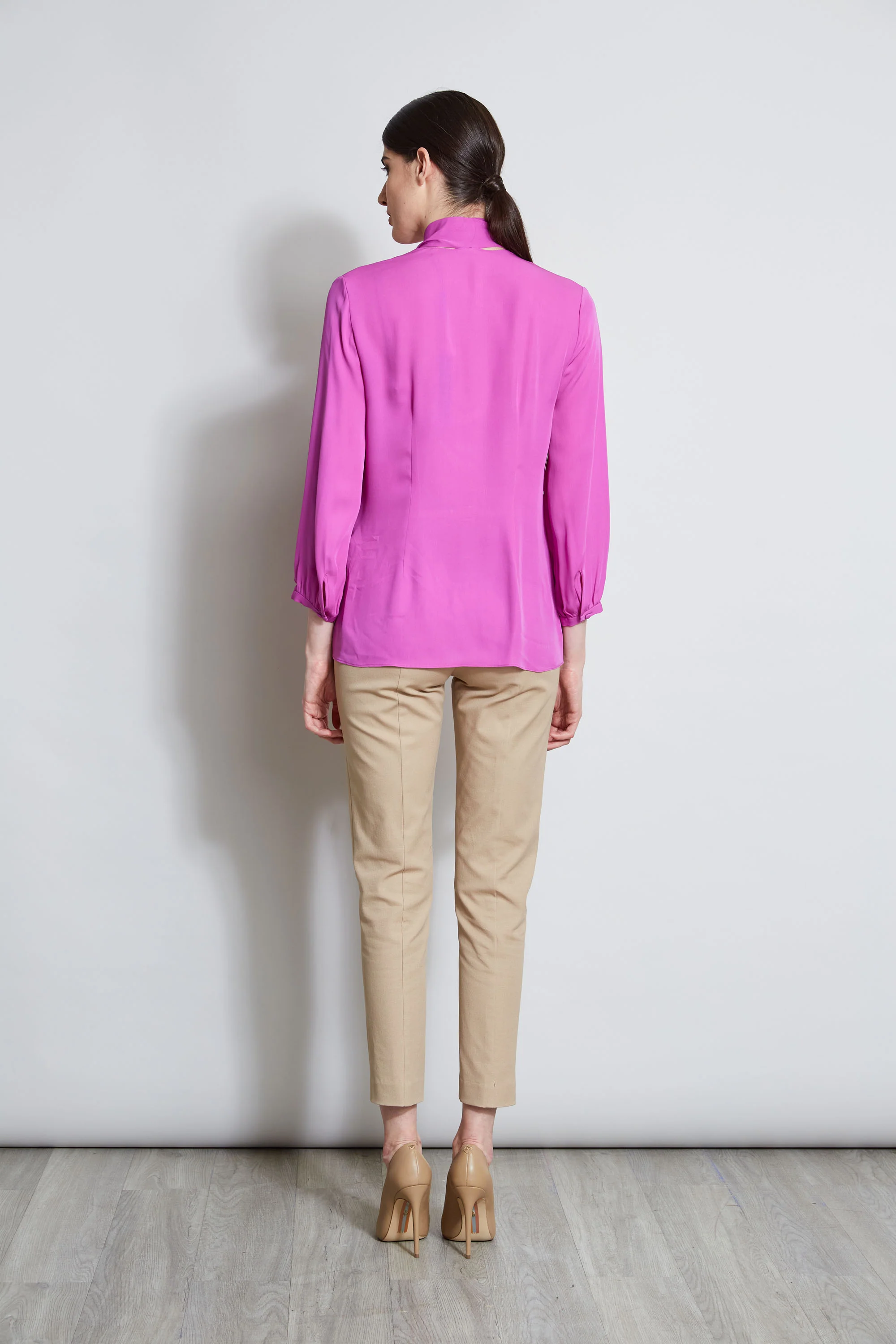 Silk Tie Button Shirt - Image 6