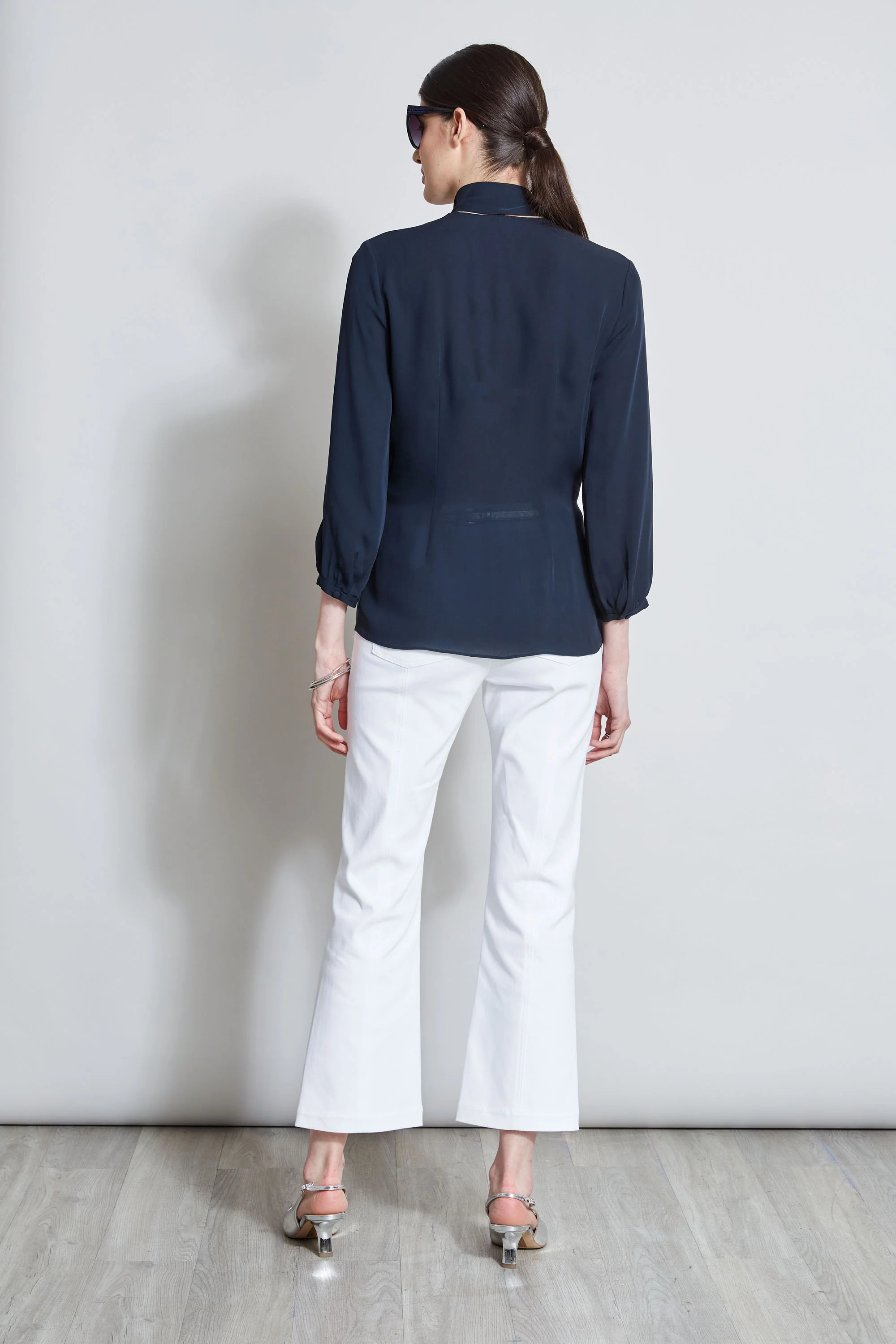 Silk Tie Button Shirt - Image 6