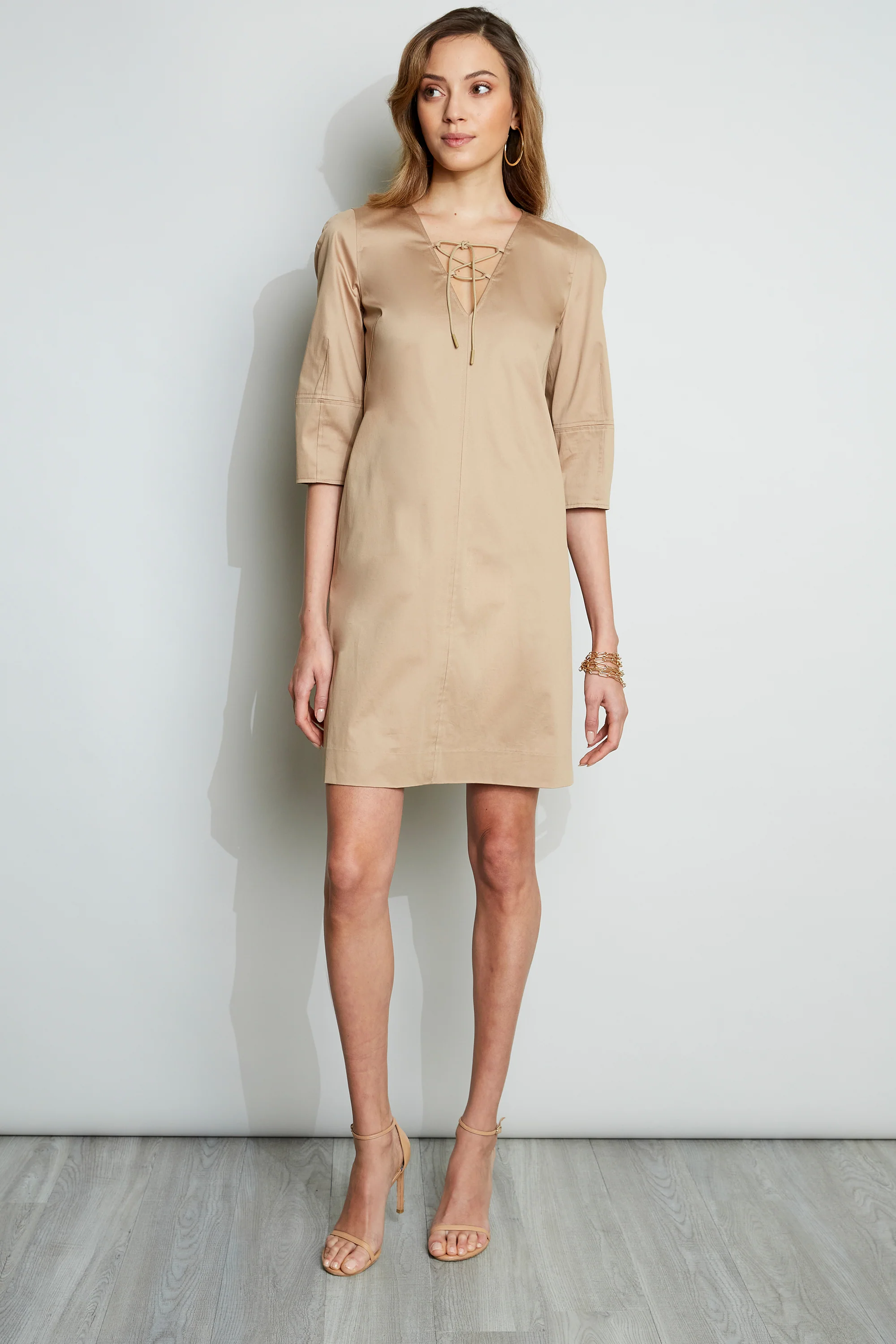 Tie Up Poplin Dress - Image 4