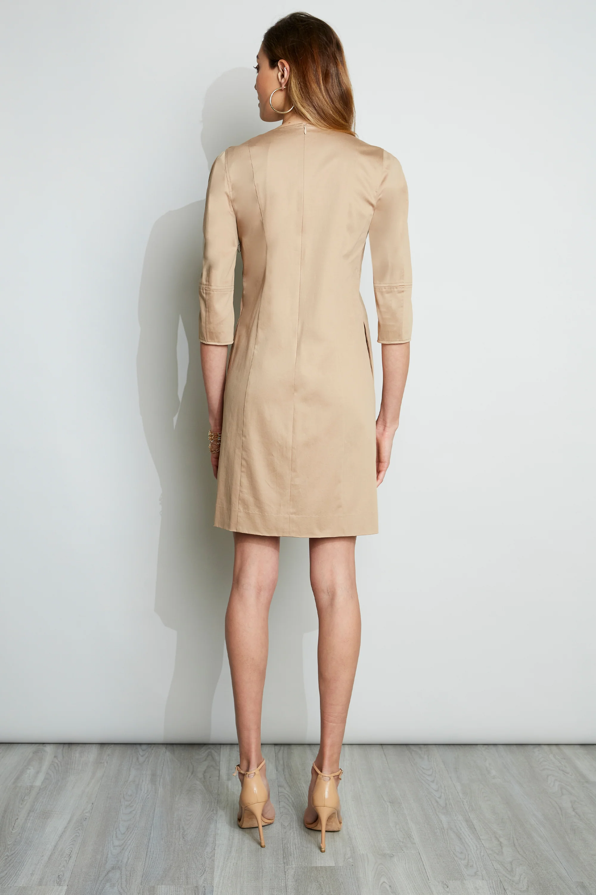 Tie Up Poplin Dress - Image 5