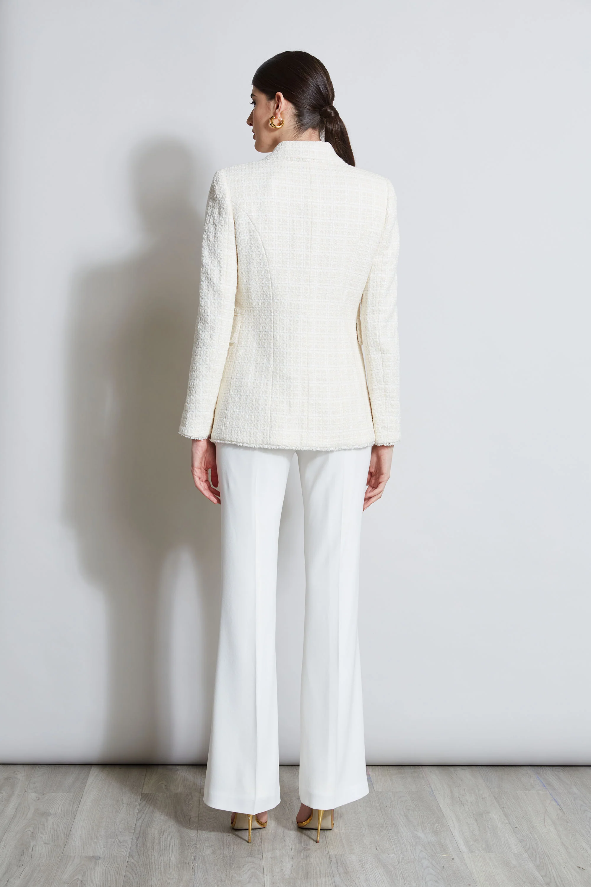 Tweed Double Breasted Blazer - Image 7