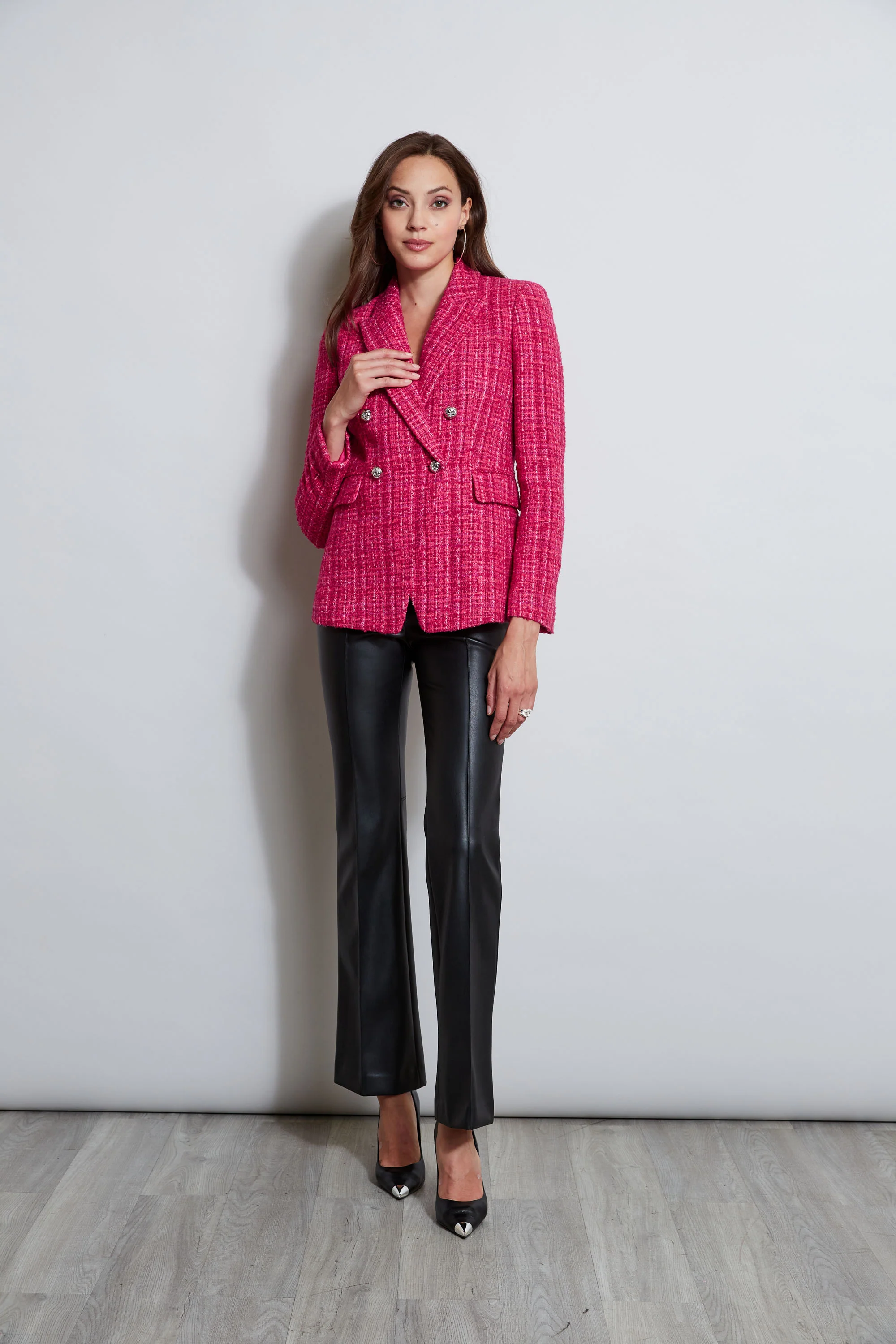 Tweed Double Breasted Blazer - Image 3