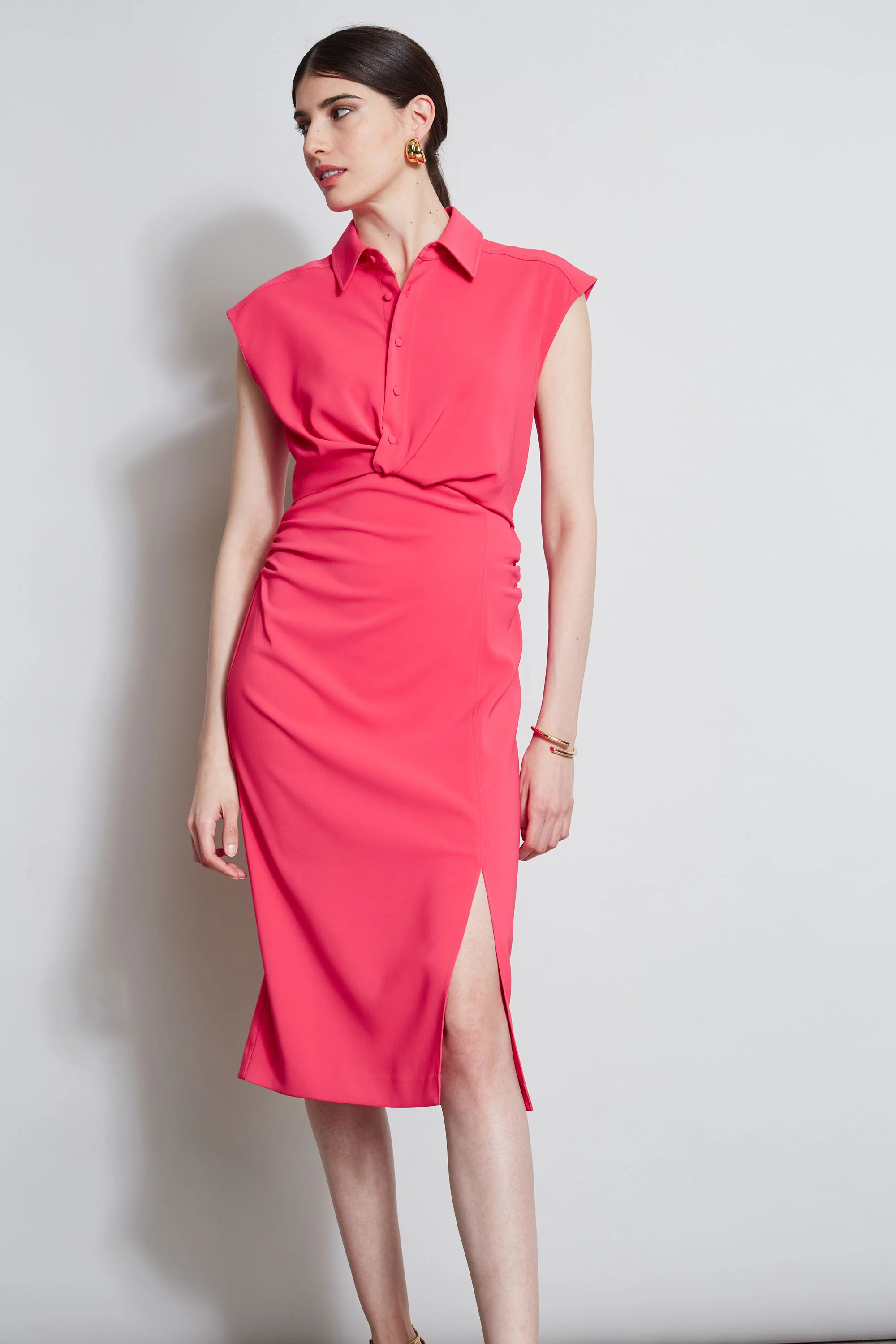 Twist Button Dress - Image 4
