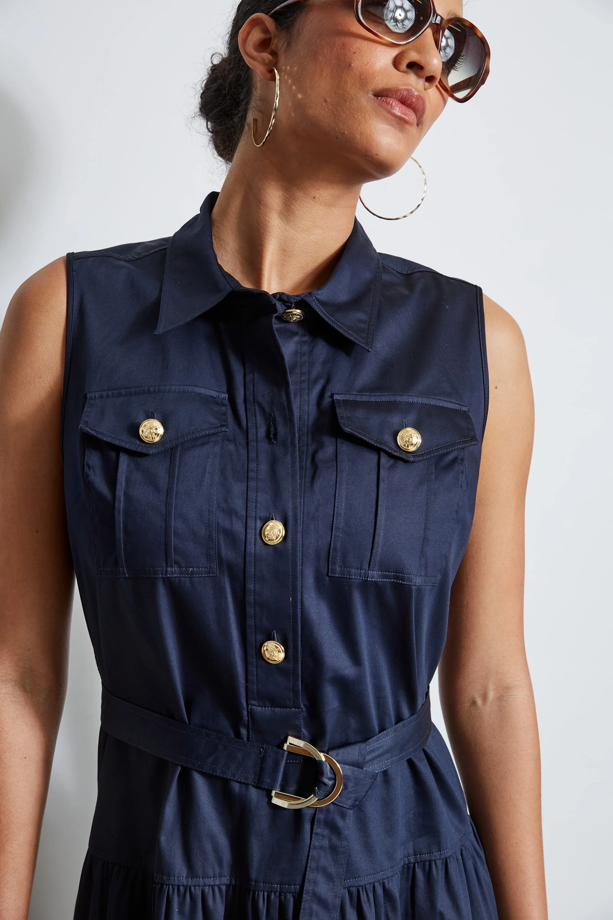Cotton Utility Dress - Image 5
