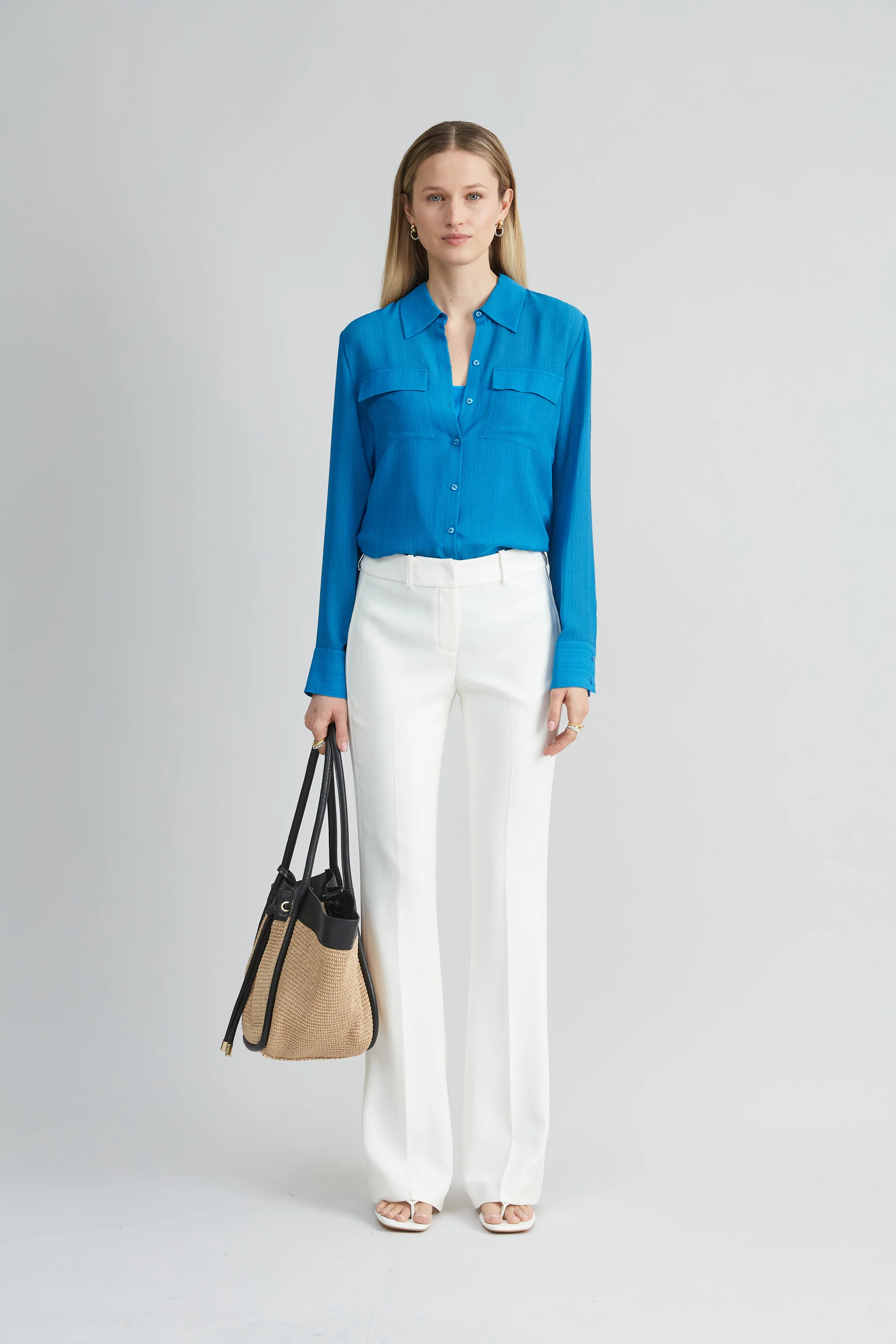 Silk Texture Utility Shirt - Image 2