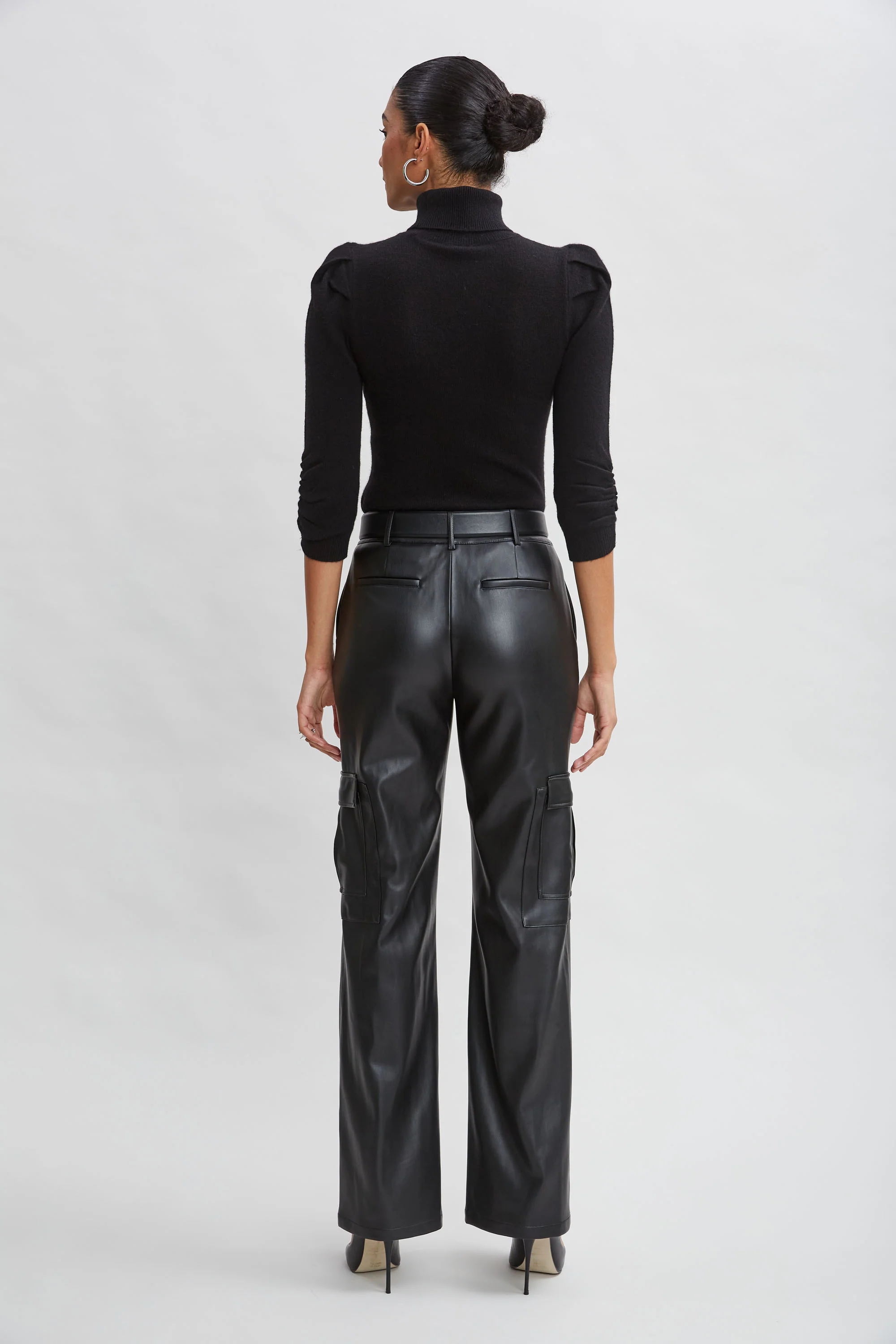 Vegan Leather Cargo Pant - Image 6